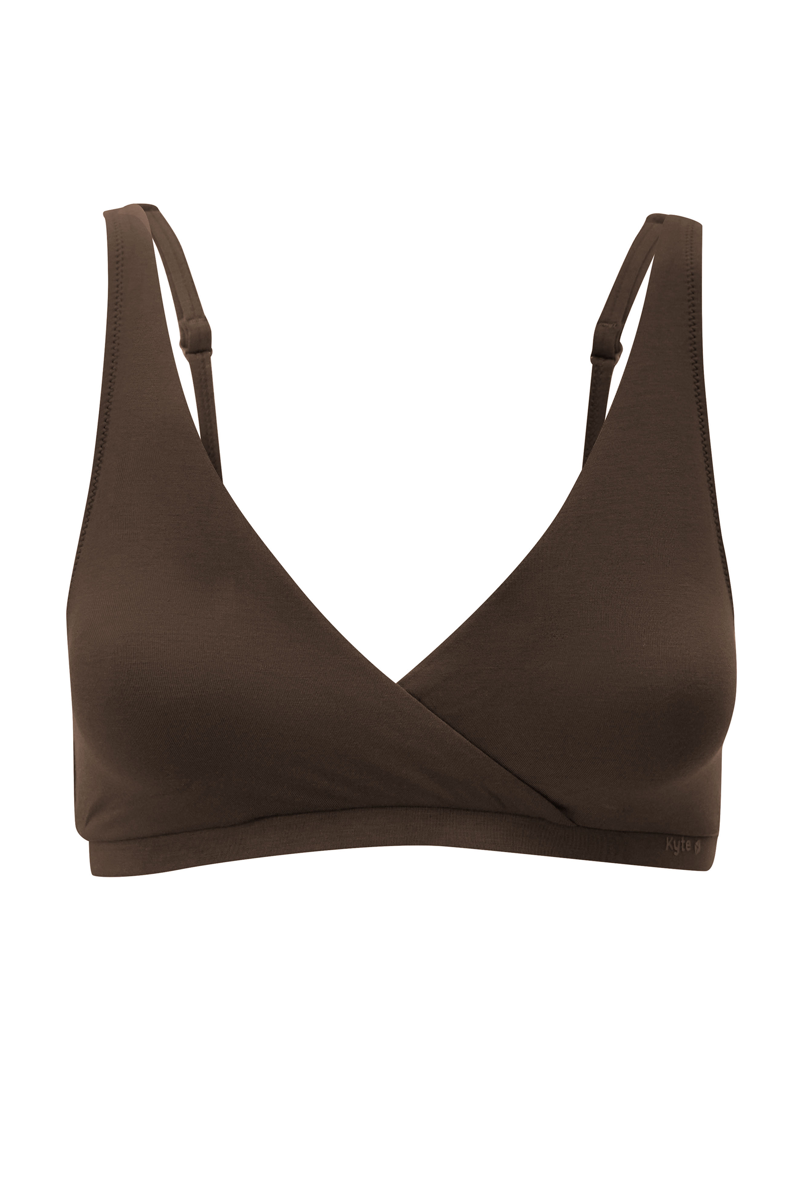 Women's Cross Front Bralette in Toffee - Image 3