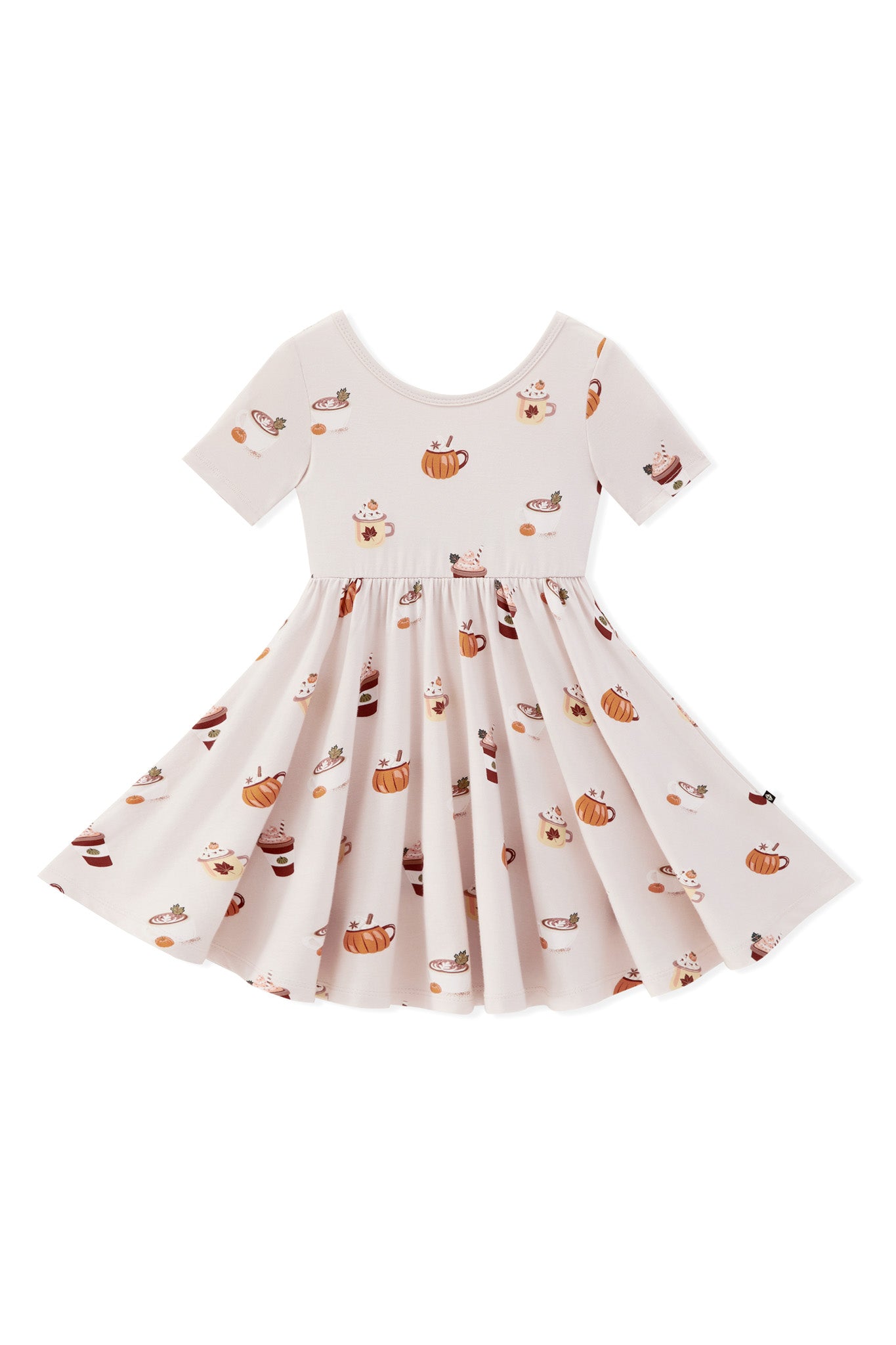 Twirl Dress in Pumpkin Spice Latte - Image 2