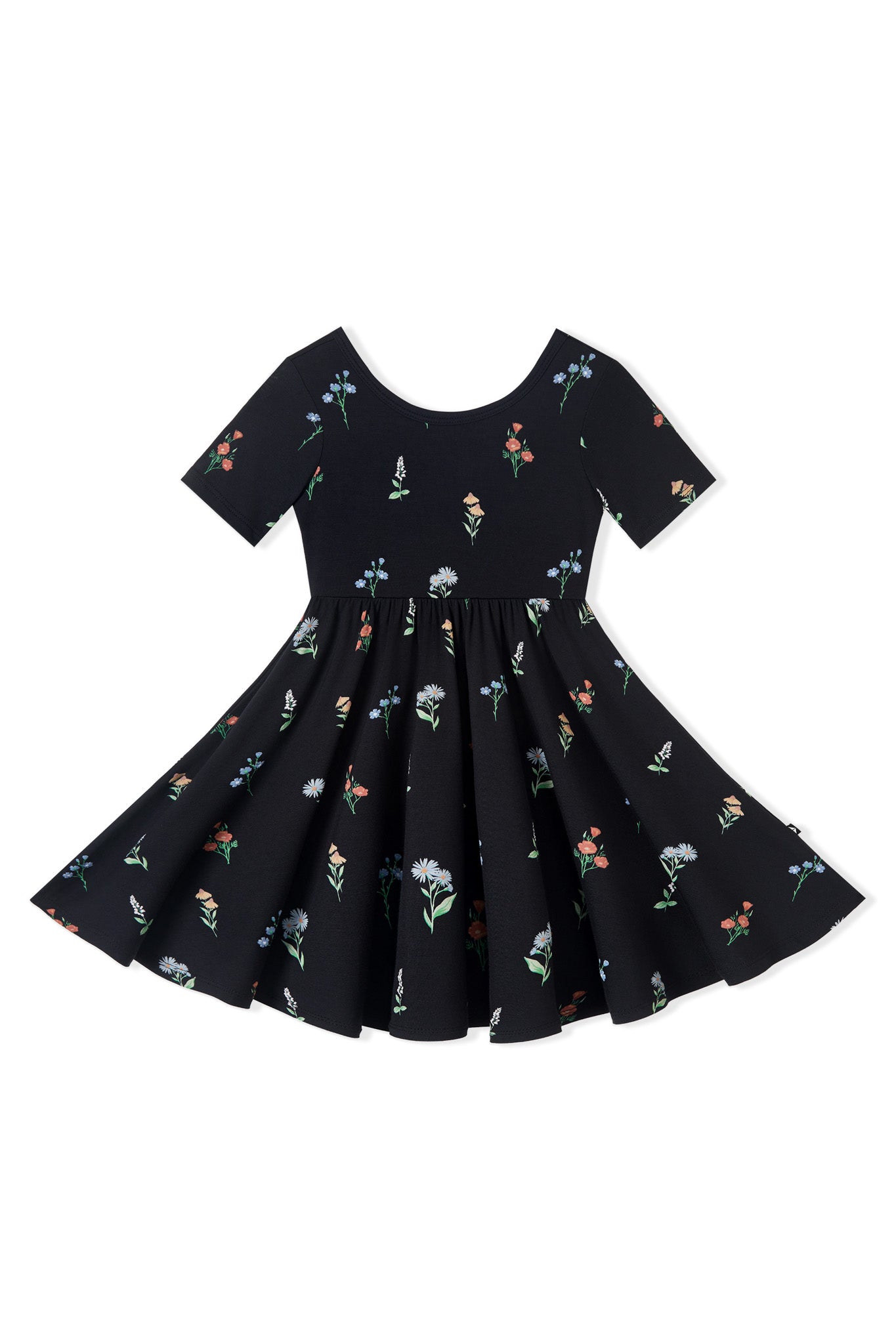 Twirl Dress in Midnight Wildflower - Image 2