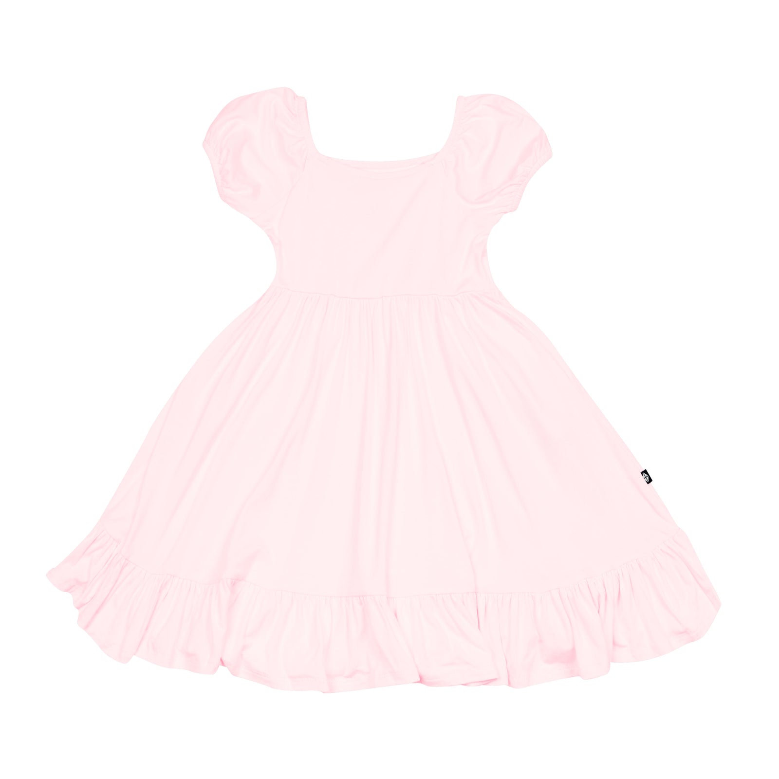 Puff Sleeve Twirl Dress in Sakura - Image 2