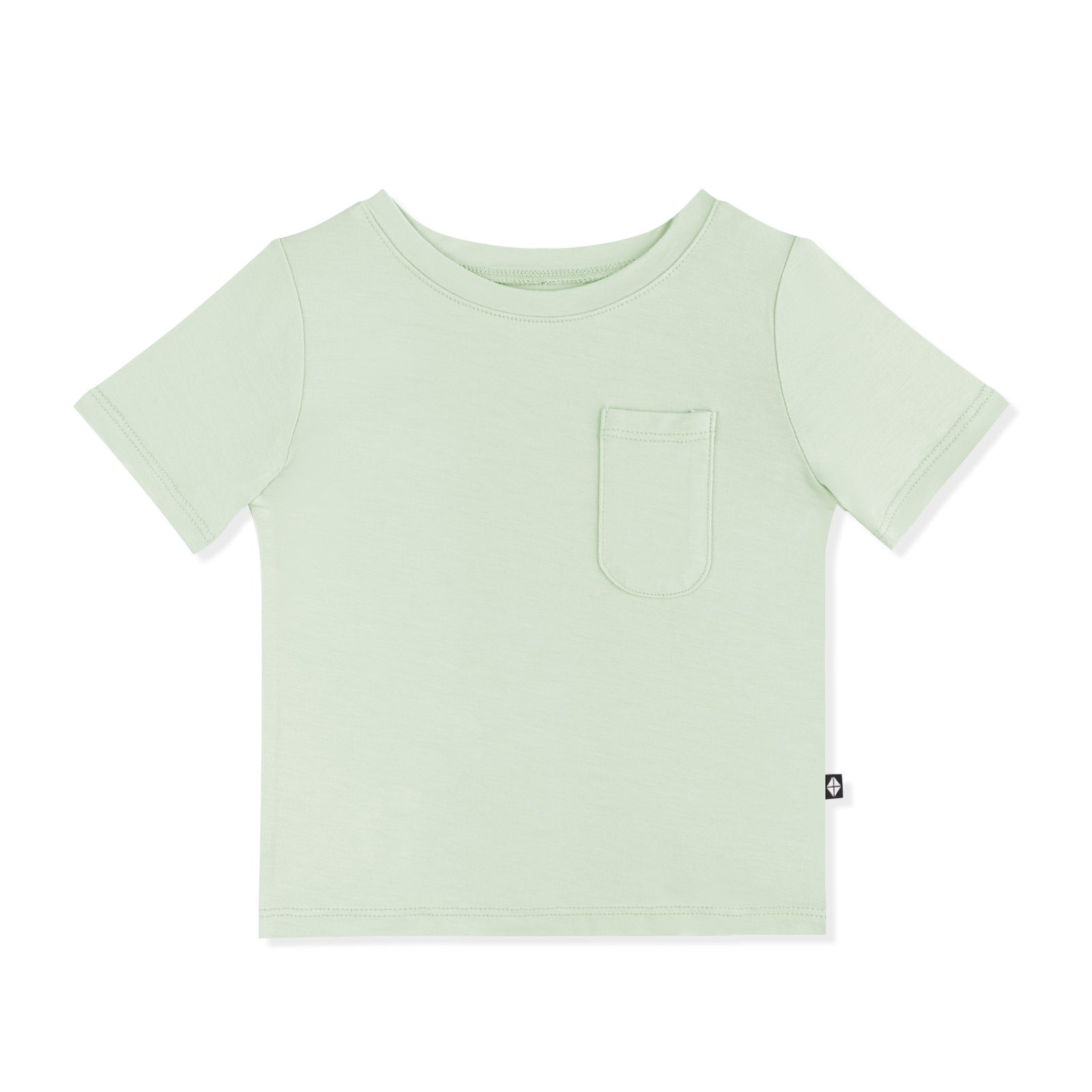 Toddler Crew Neck Tee in Basil - Image 2