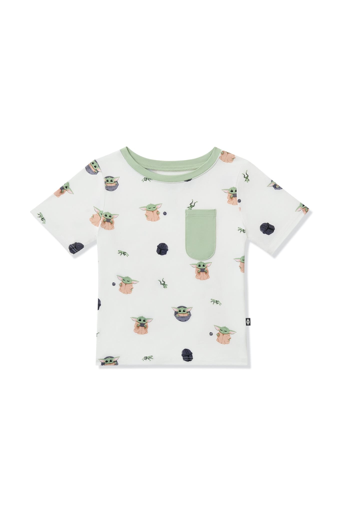 Toddler Crew Neck Tee in Grogu™ - Image 2