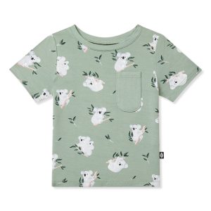 Toddler Crew Neck Tee in Koala