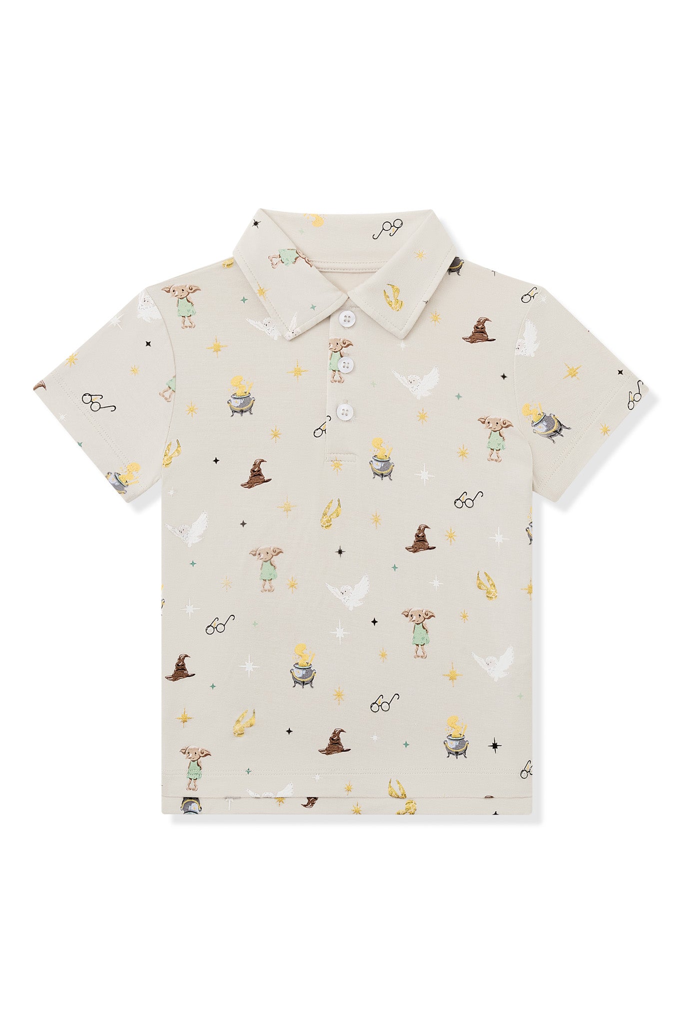 Toddler Short Sleeve Polo in Starry Icon - Image 2