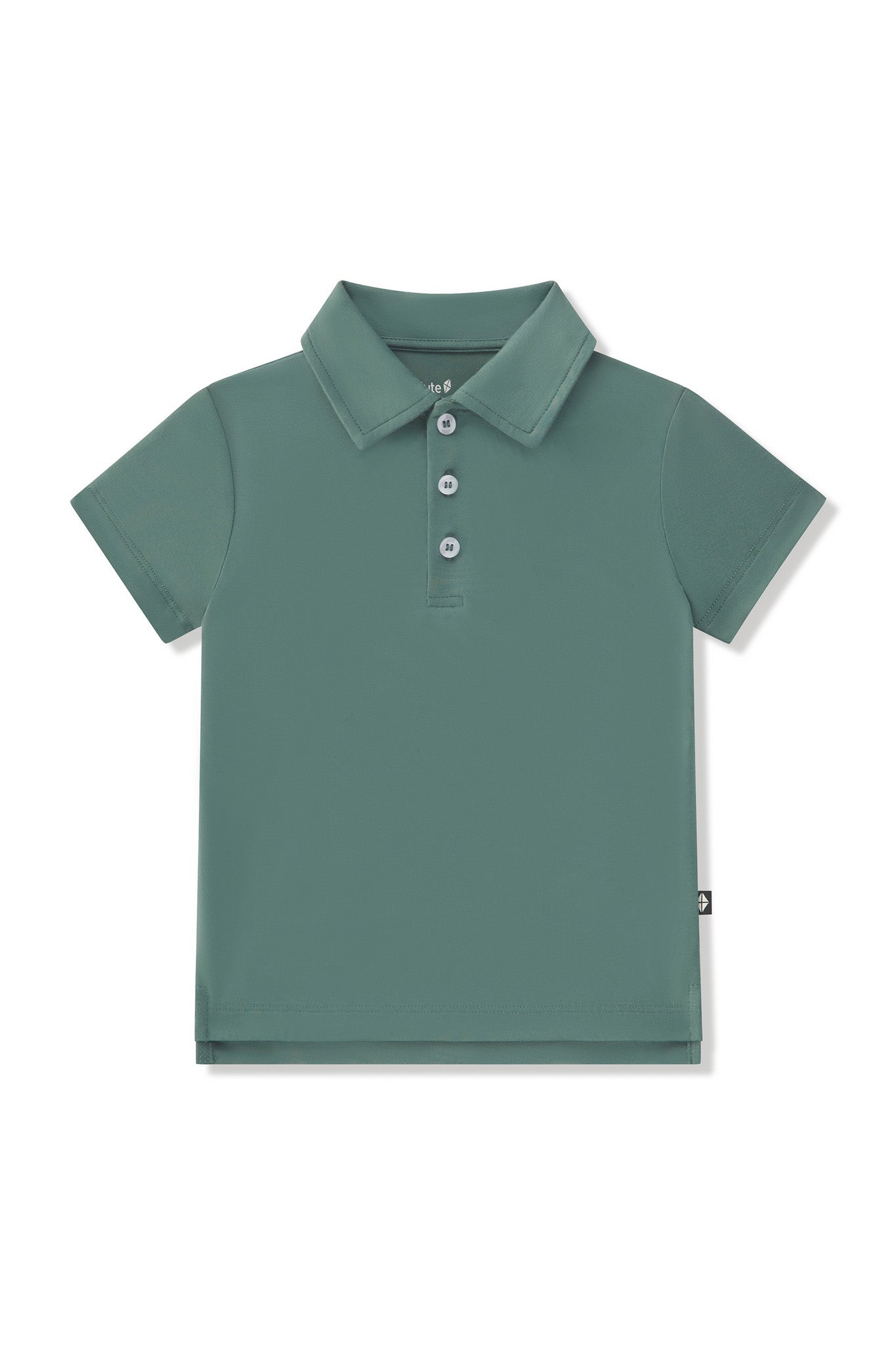 Toddler Short Sleeve Polo in Pine - Image 2