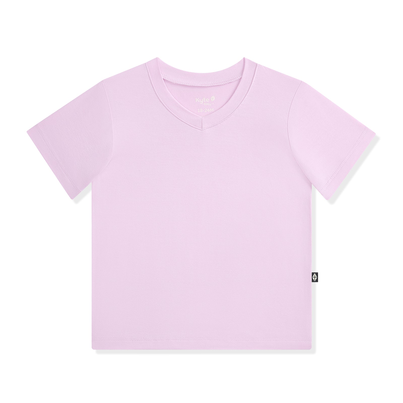 Toddler V-Neck Tee in Thistle