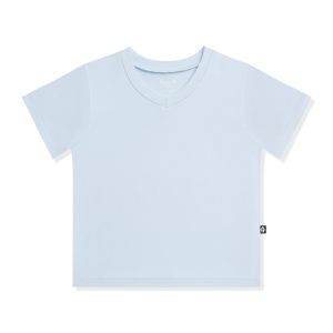 Toddler V-Neck Tee in Breeze