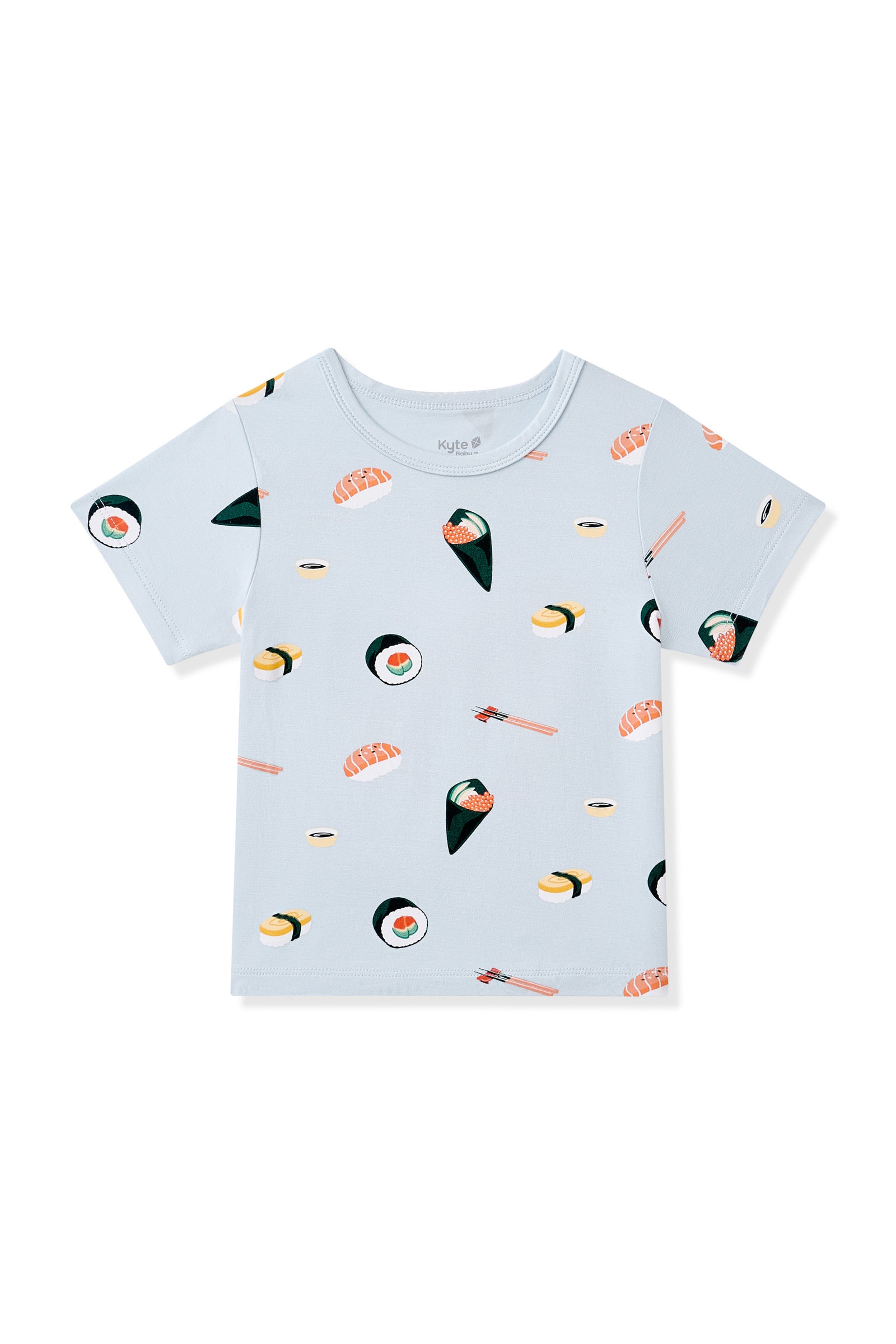 Toddler Basic Tee in Ice Sushi - Image 2