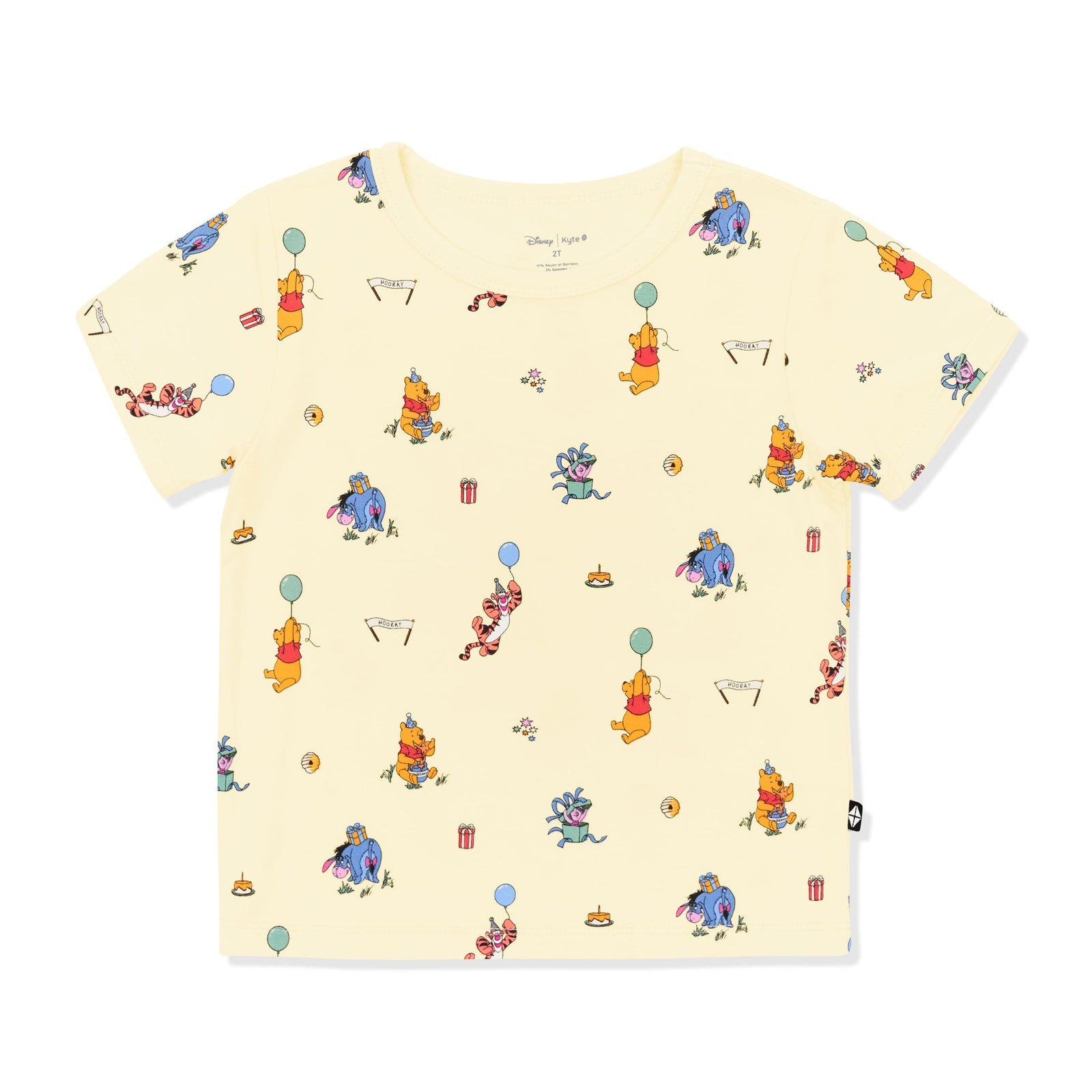 Toddler Basic Tee in Winnie the Pooh Celebration - Image 2