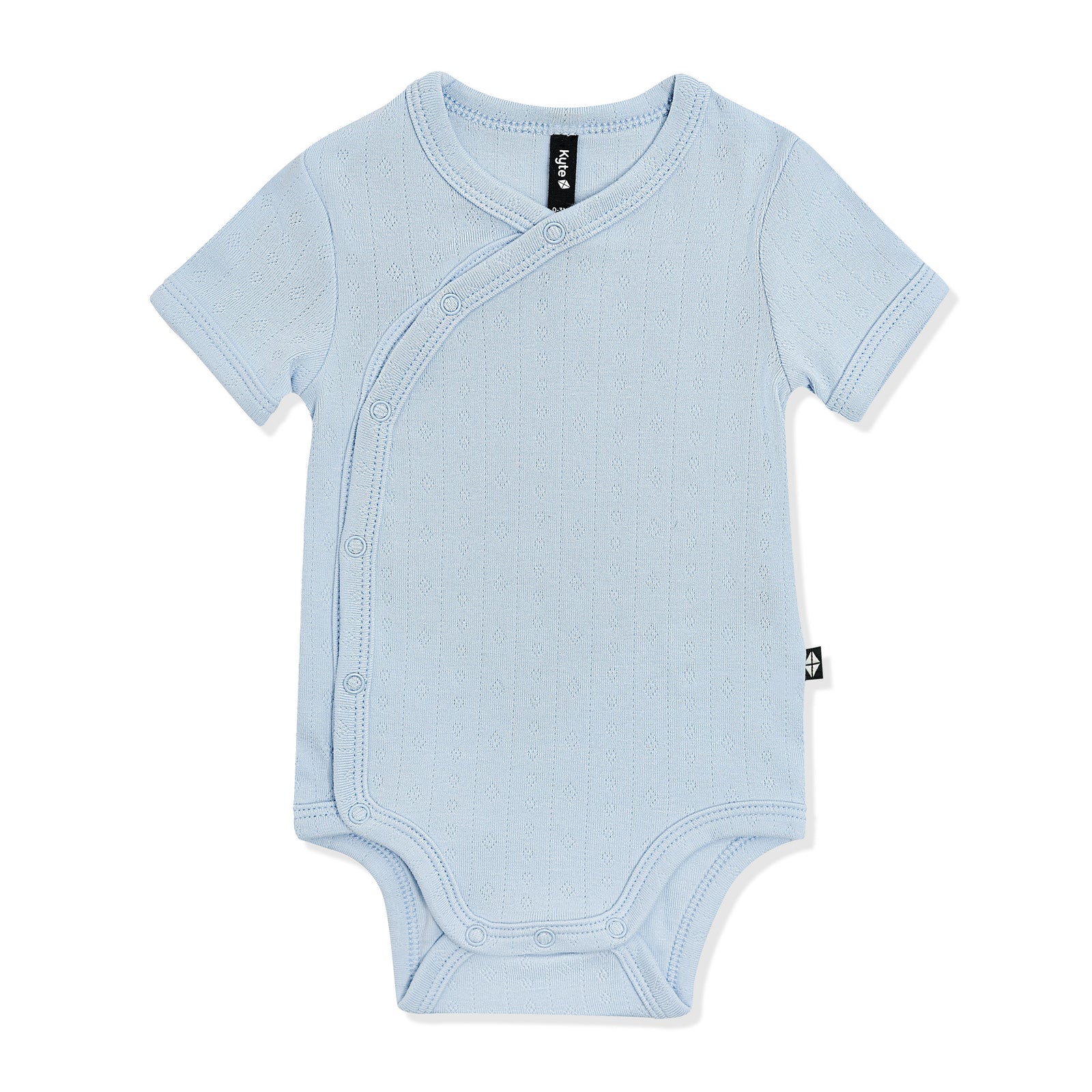 Pointelle Kimono Bodysuit in Breeze - Image 2