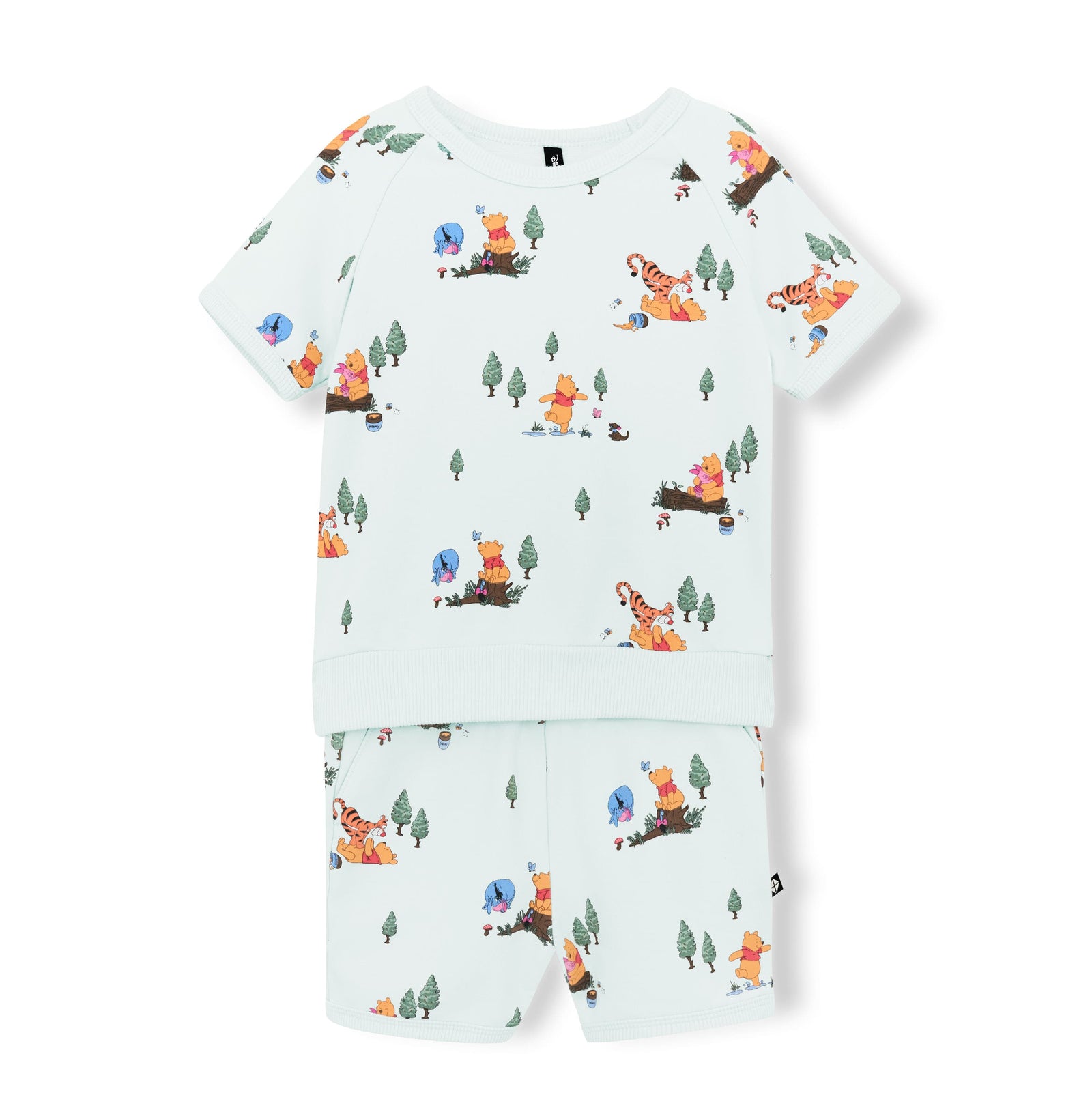 Short Sleeve Jogger Set in Winnie the Pooh Hundred Acre Wood - Image 2