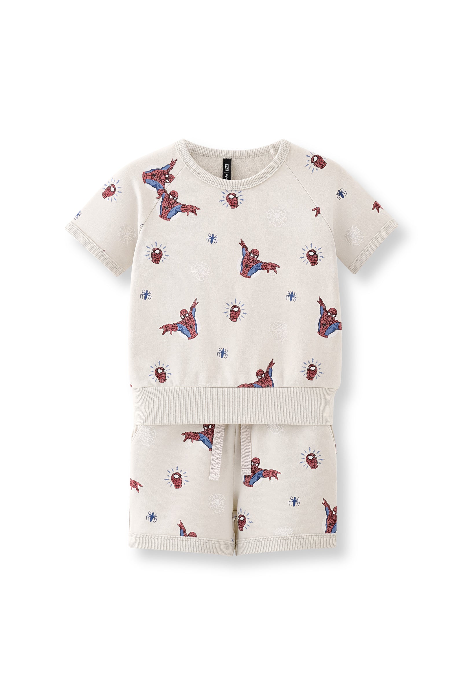 Short Sleeve Jogger Set in Spider-Man - Image 2