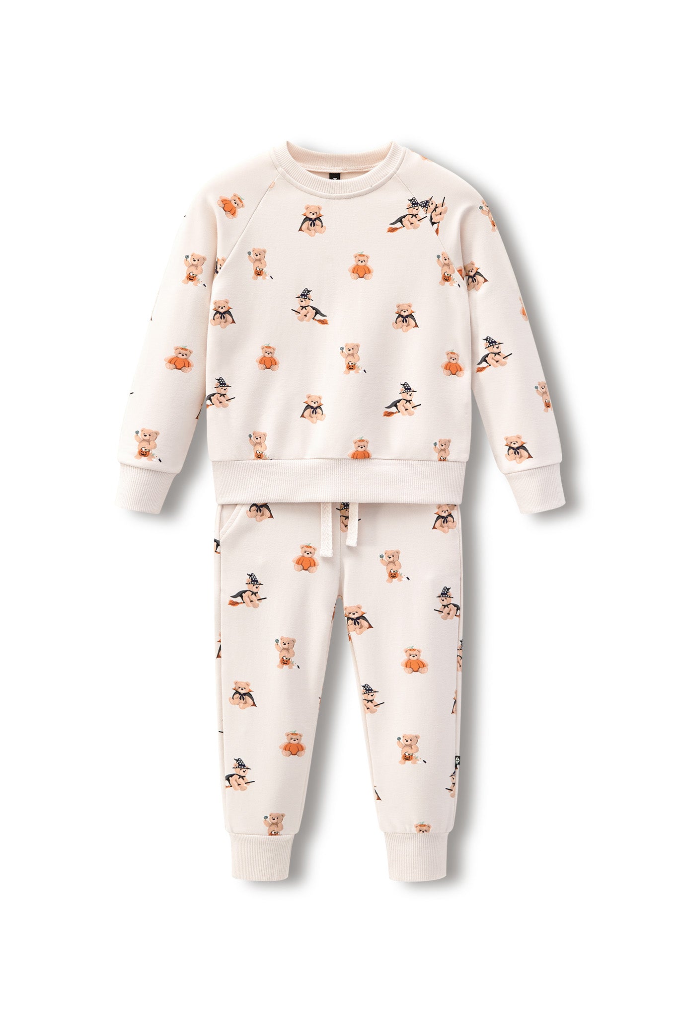 Long Sleeve Jogger Set in Halloween Teddy - Image 2