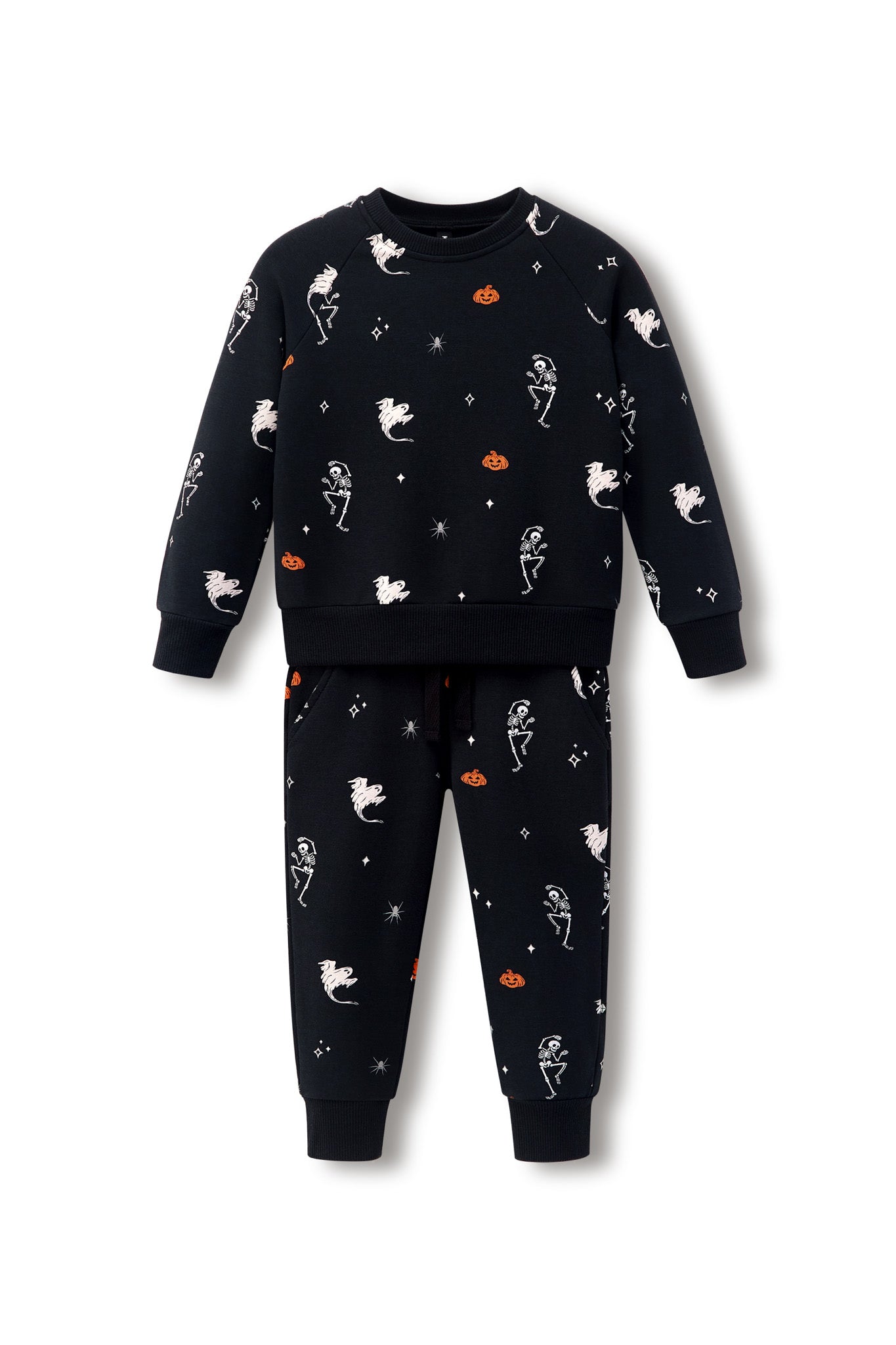 Long Sleeve Jogger Set in Halloween Friends - Image 2