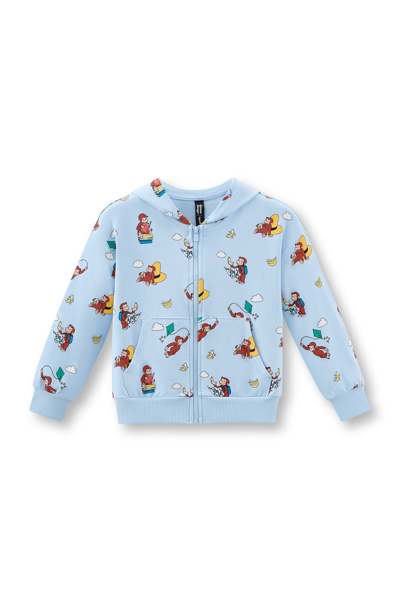 Zip-Up Hoodie in Curious George - Image 2