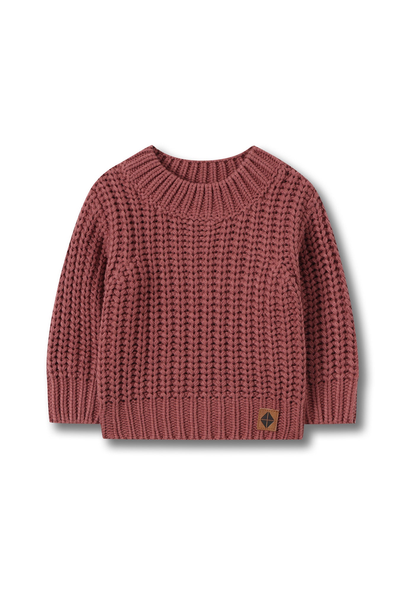 Chunky Knit Sweater in Ember - Image 2