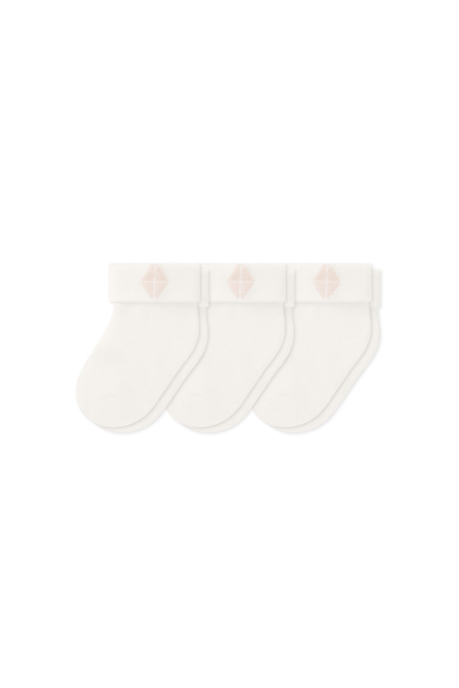 Baby 3-Pack Socks in Cloud