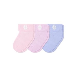 Baby 3-Pack Socks in Petal
