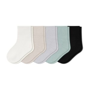 Quarter Socks Combo 5-Pack in Neutral