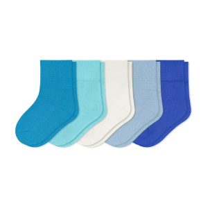 Quarter Socks Combo 5-Pack in Wave