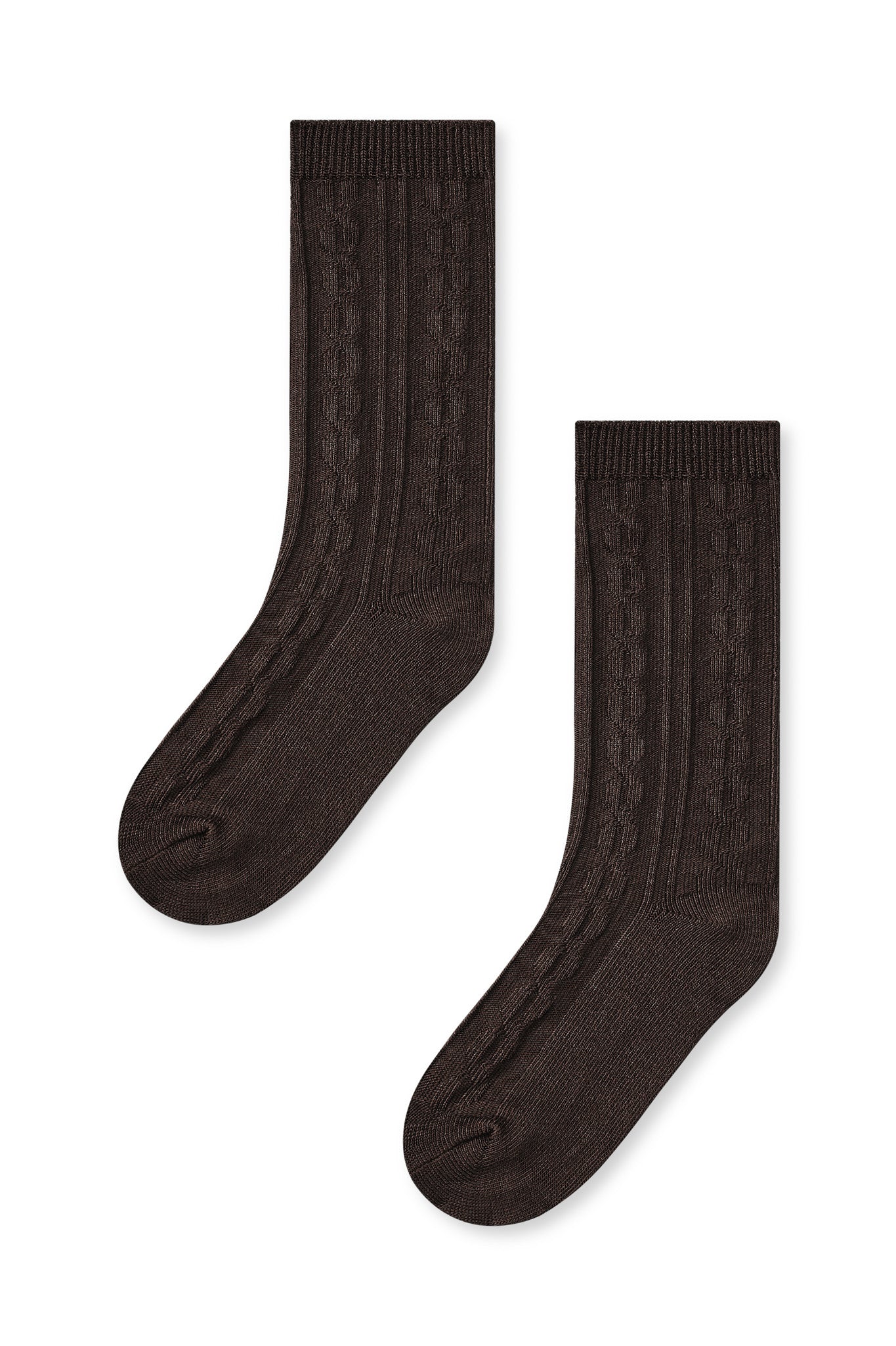 Knee High Socks in Espresso - Image 6