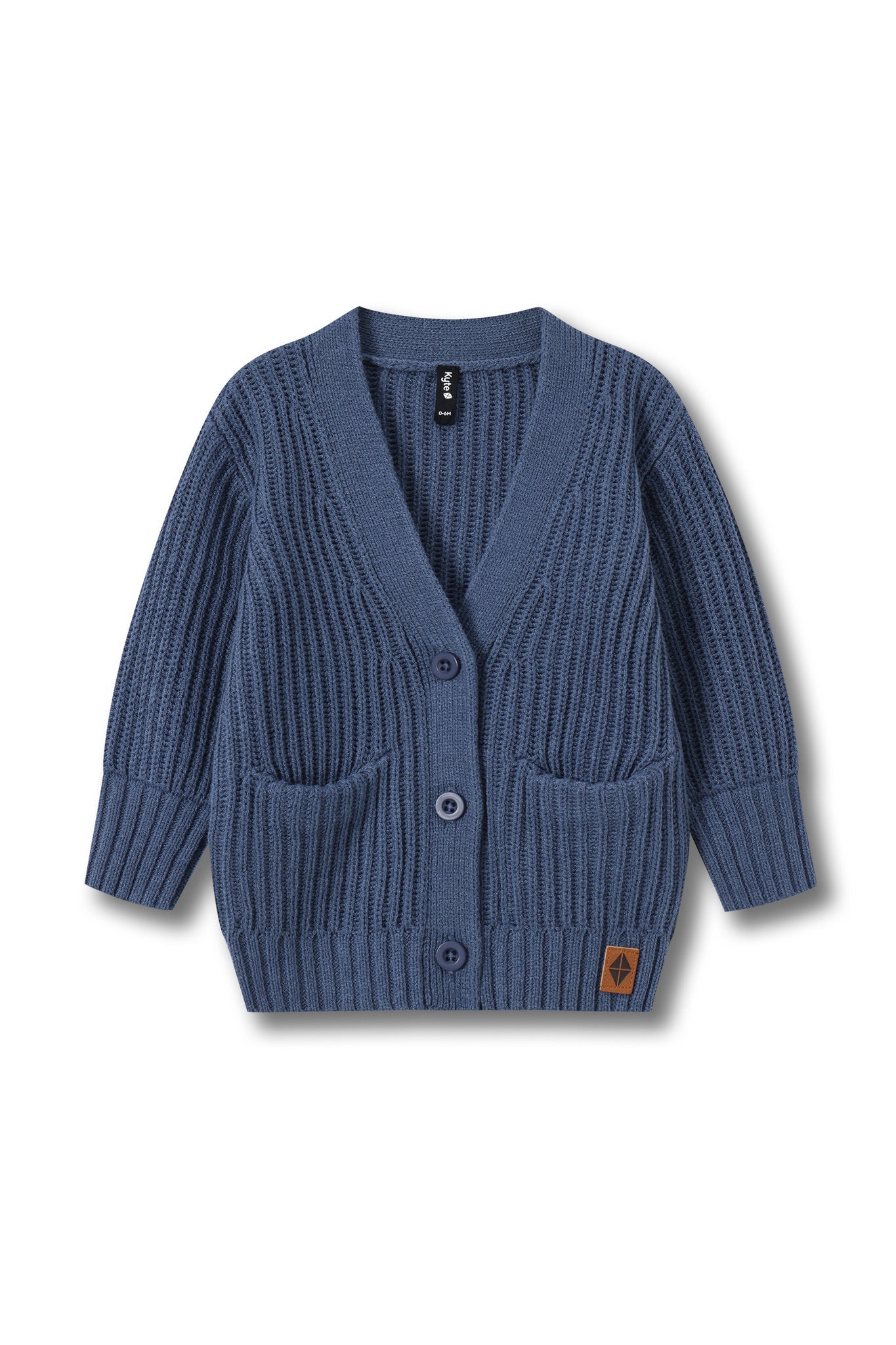 Chunky Knit Oversized Cardigan in Oxford - Image 2
