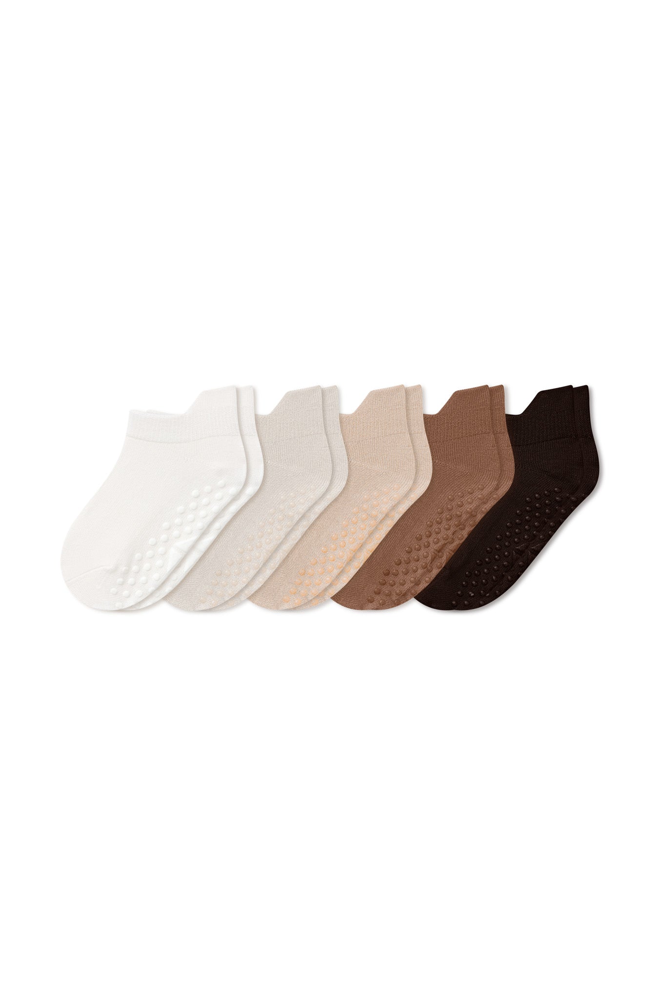 Ankle Socks Combo 5-Pack in Cafe - Image 4