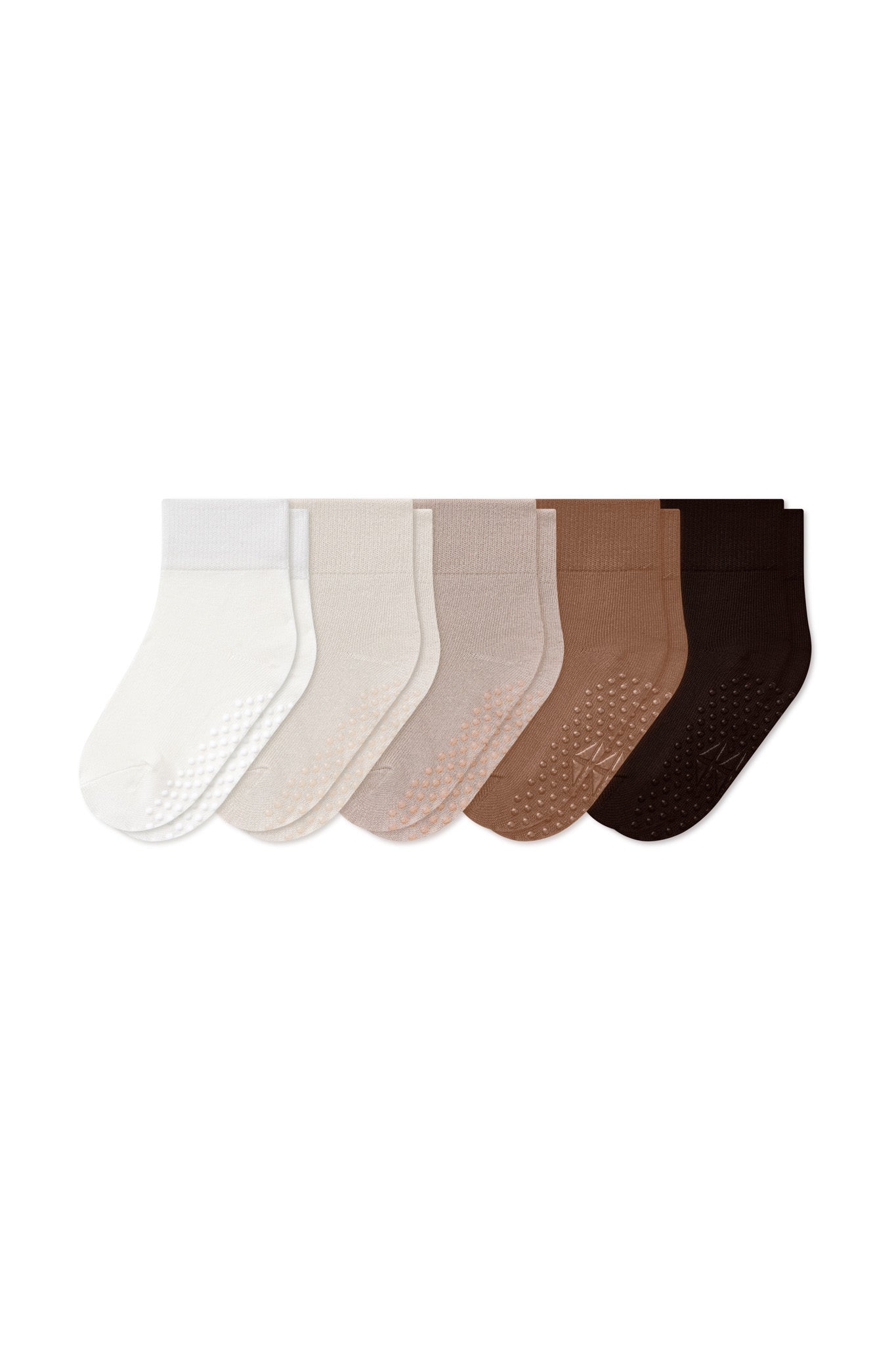 Quarter Socks Combo 5-Pack in Cafe - Image 6