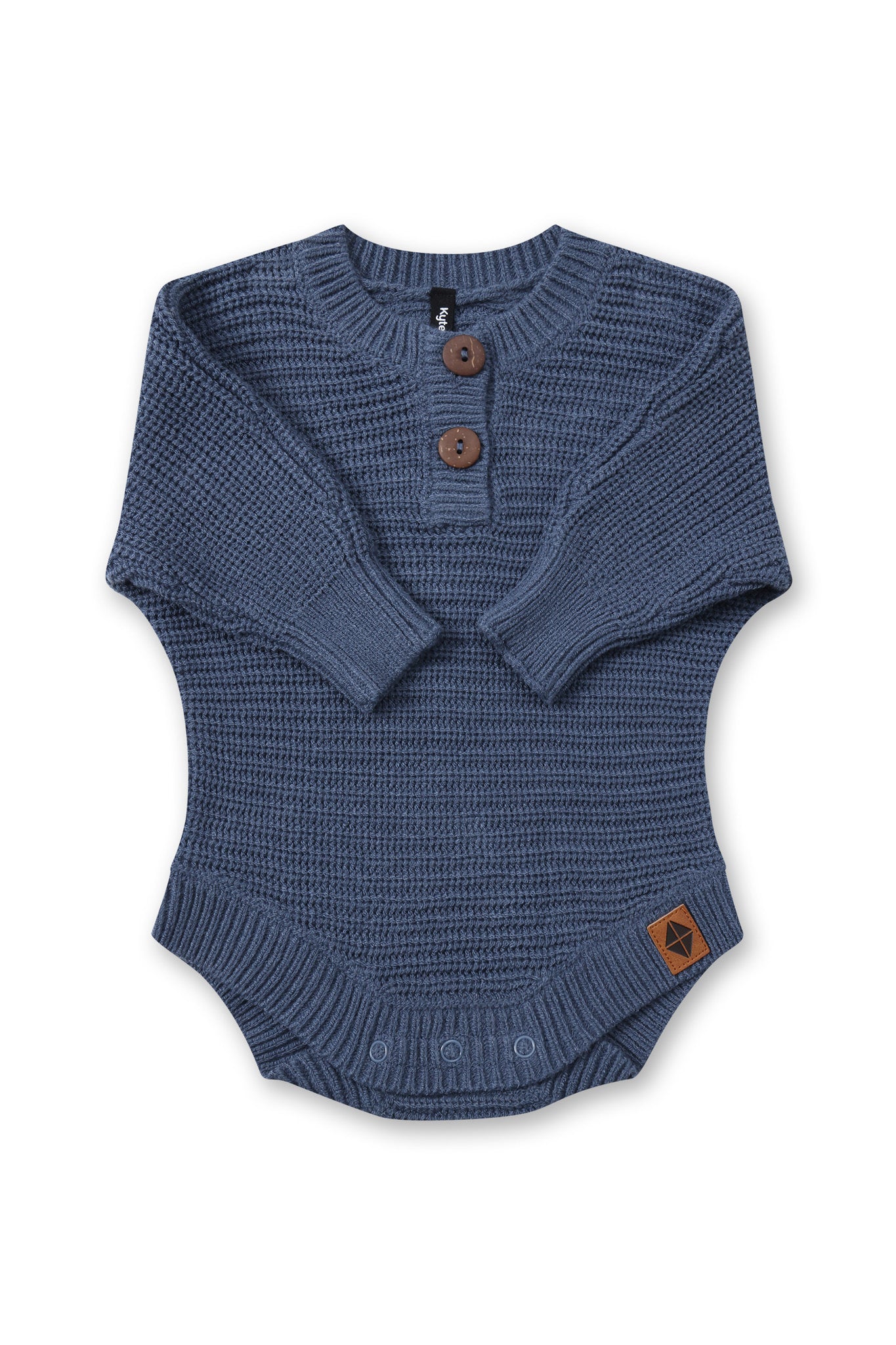 Chunky Knit Romper in Oxford - Image 6