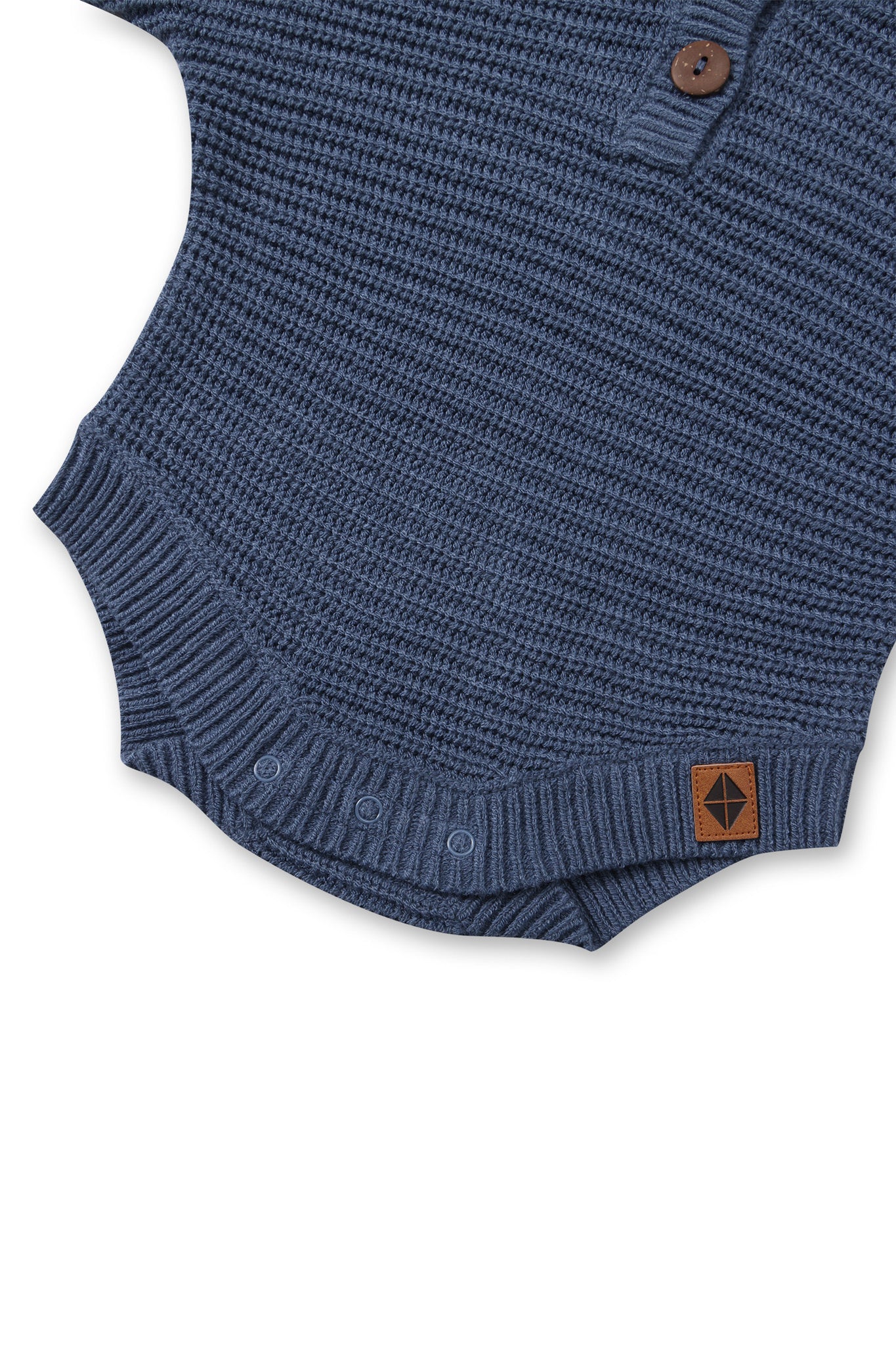 Chunky Knit Romper in Oxford - Image 7