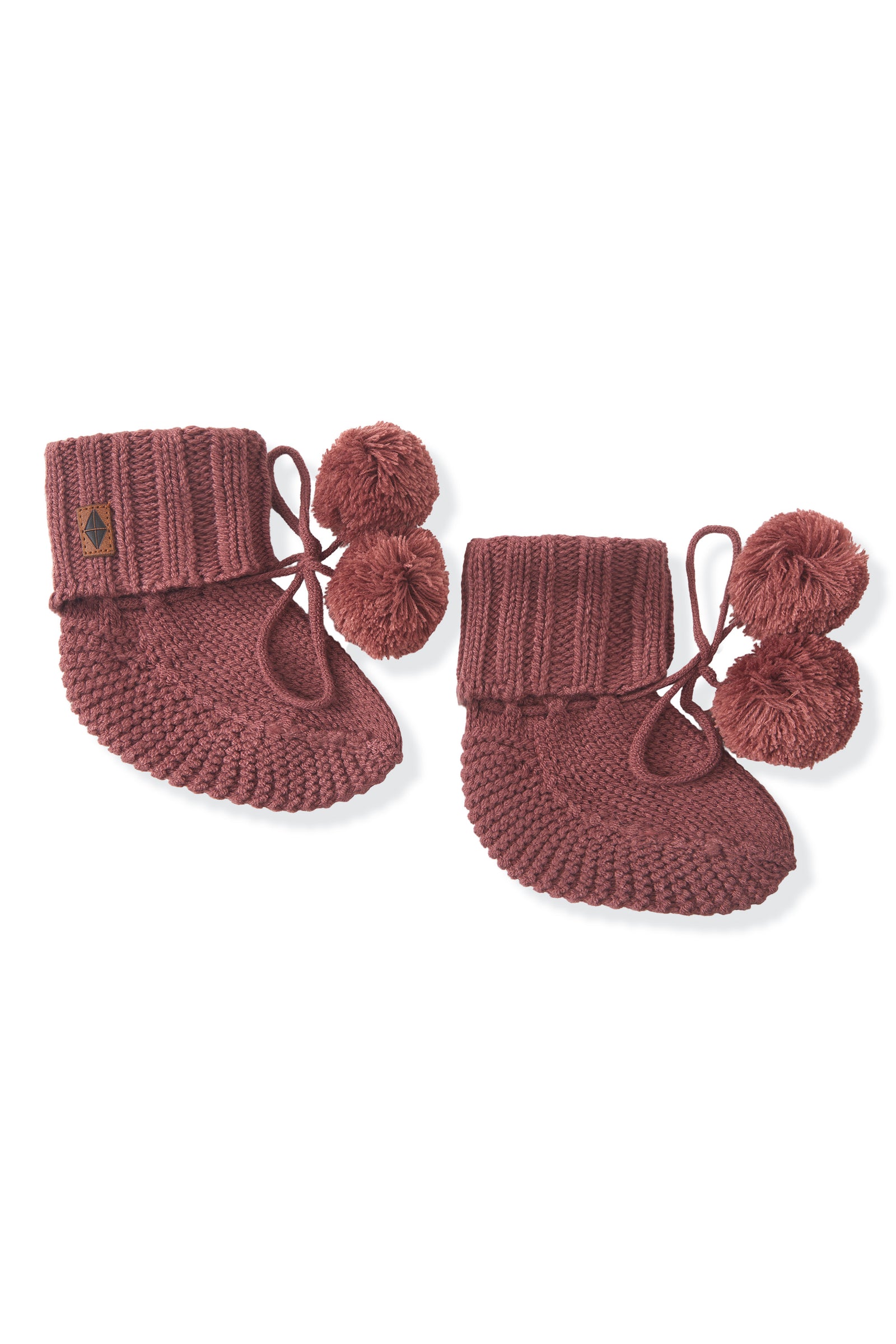 Knit Booties in Ember - Image 2