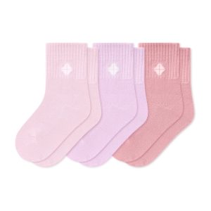 Crew Socks Combo 3-Pack in Ballet