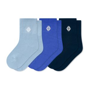Crew Socks Combo 3-Pack in Denim