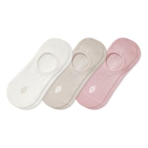 Women's No Show Socks 3-Pack in Neutral