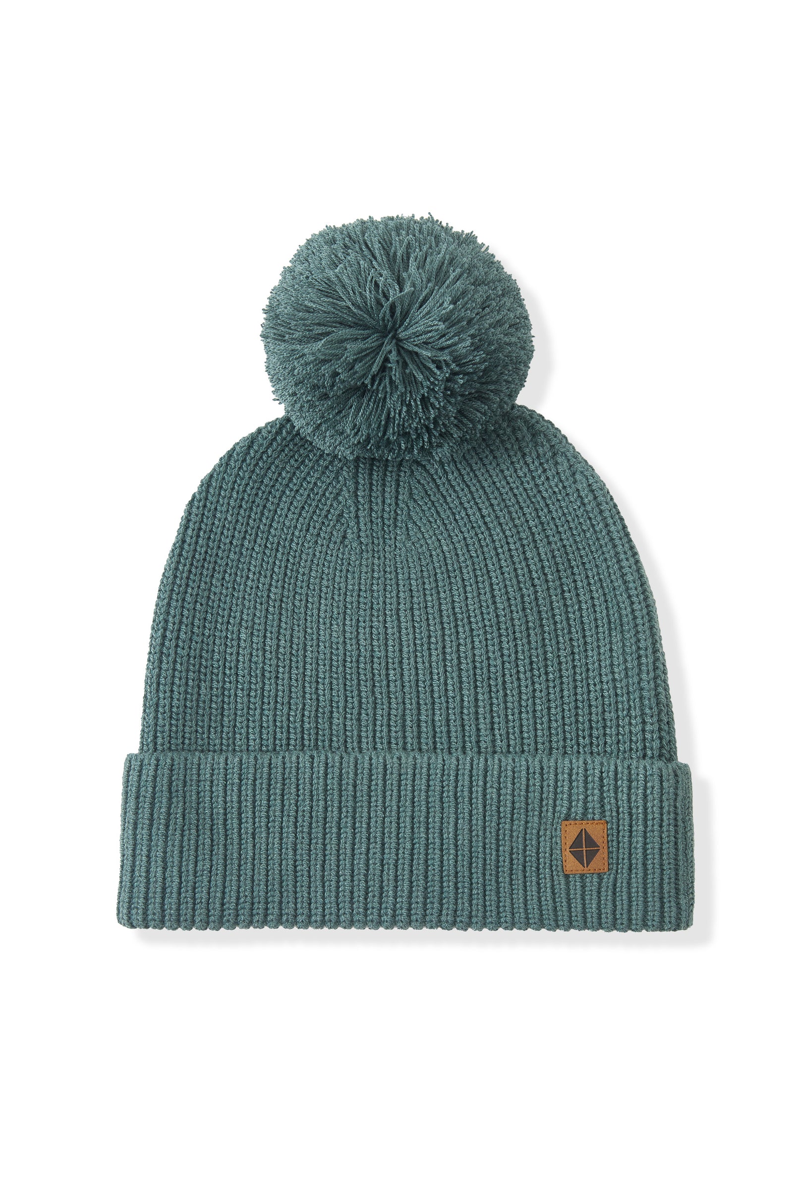 Chunky Knit Adult Pom in Pine - Image 4