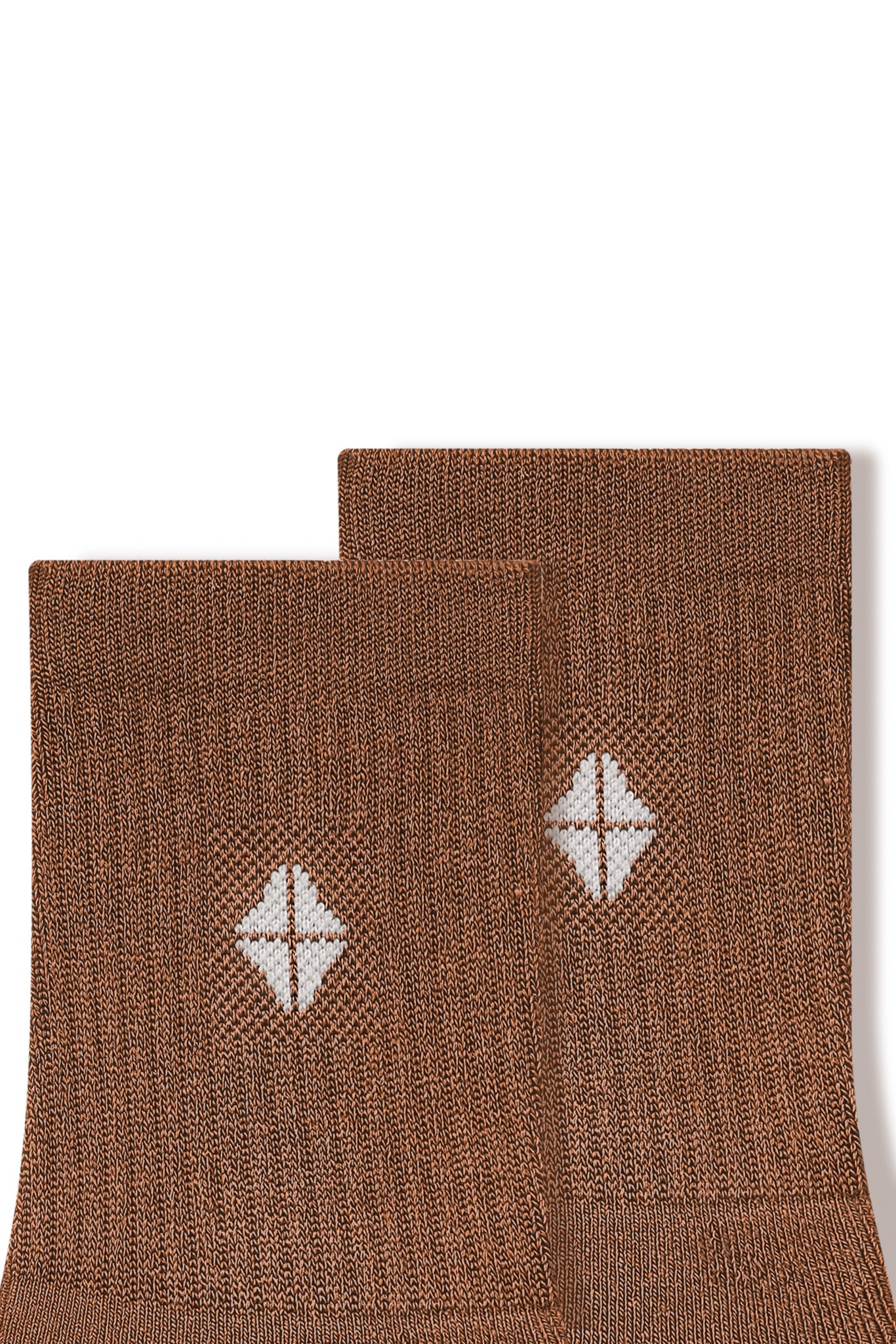 Adult Crew Socks in Latte - Image 4