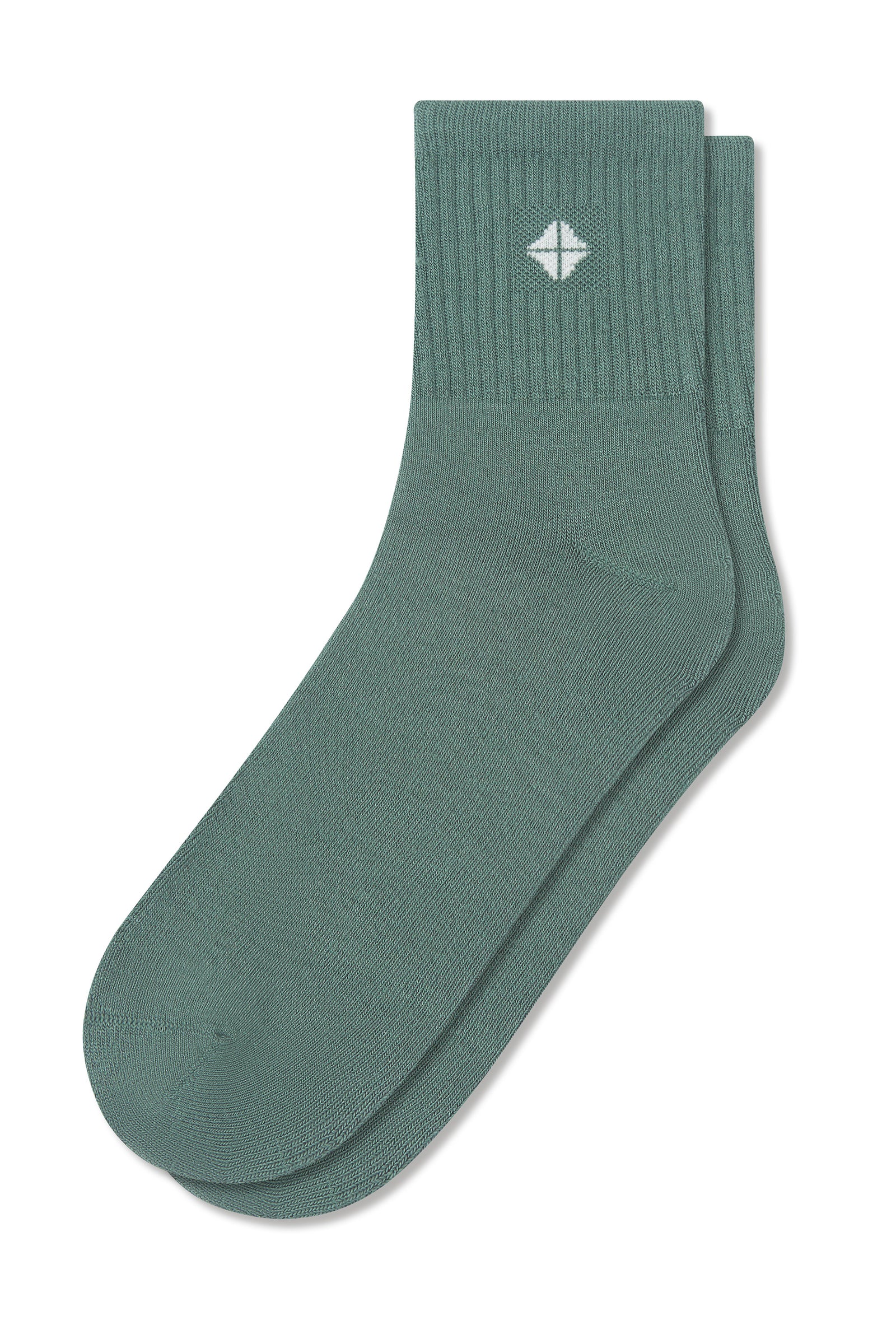 Adult Crew Socks in Pine - Image 2