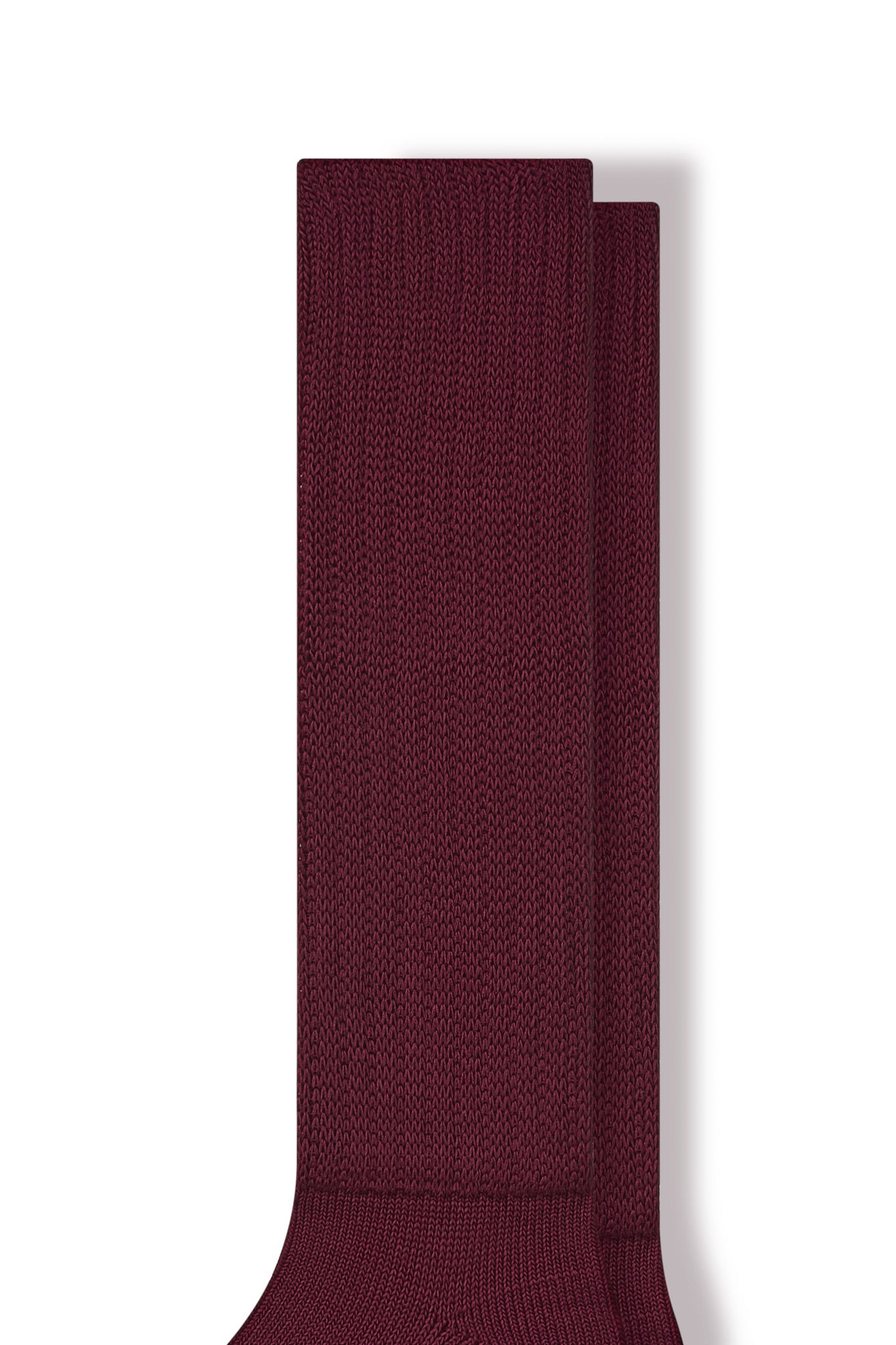 Adult Scrunch Socks in Burgundy - Image 4