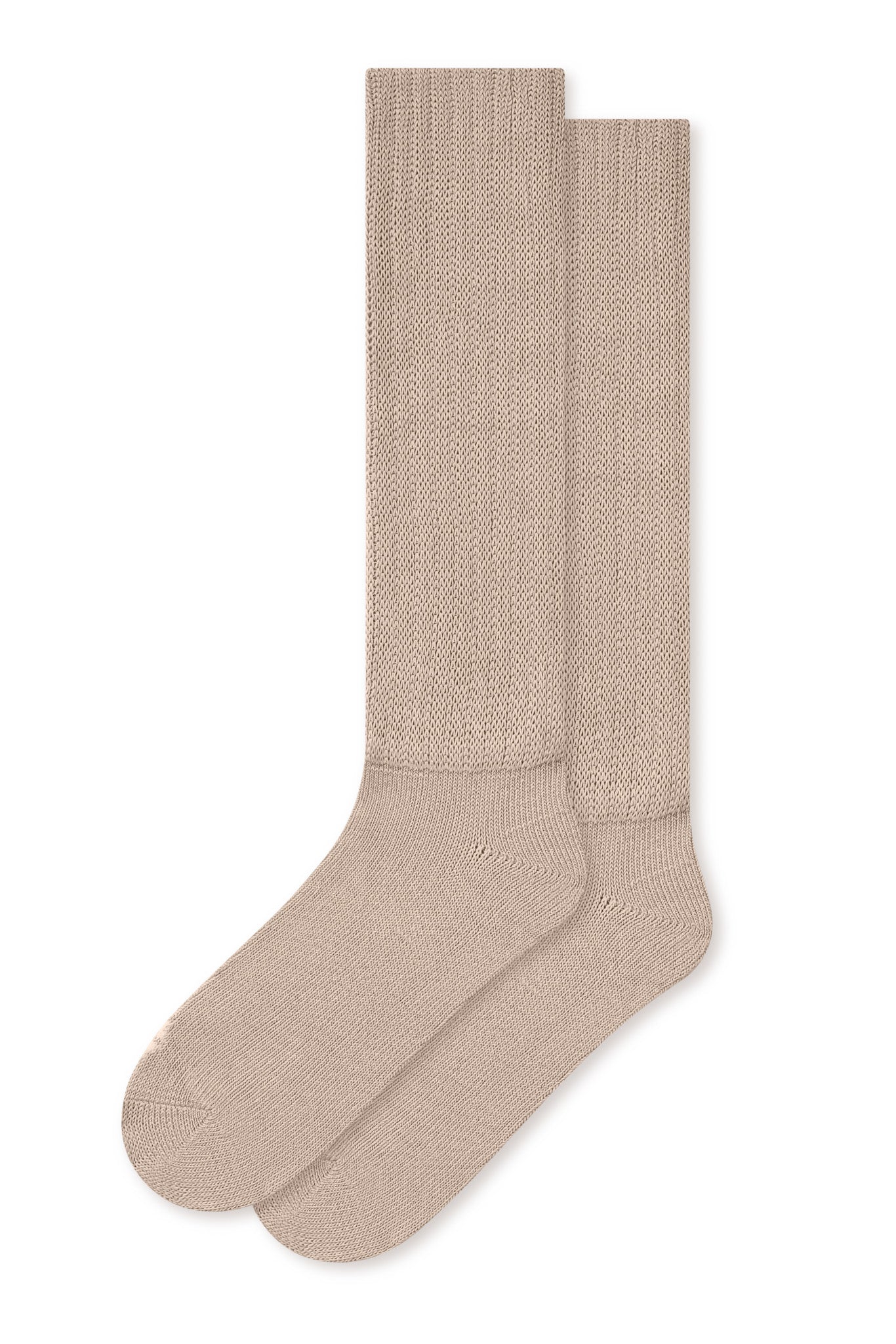 Adult Scrunch Socks in Bisque - Image 2