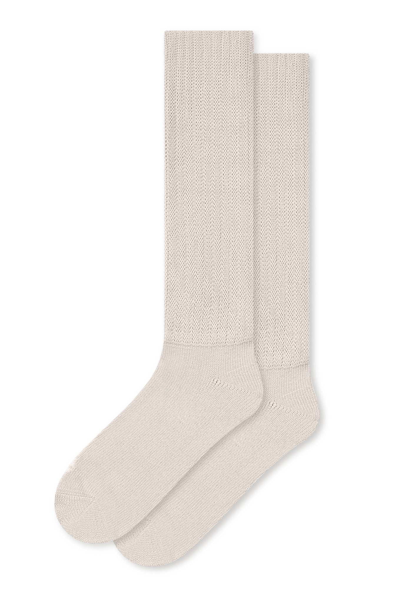 Adult Scrunch Socks in Oat - Image 2