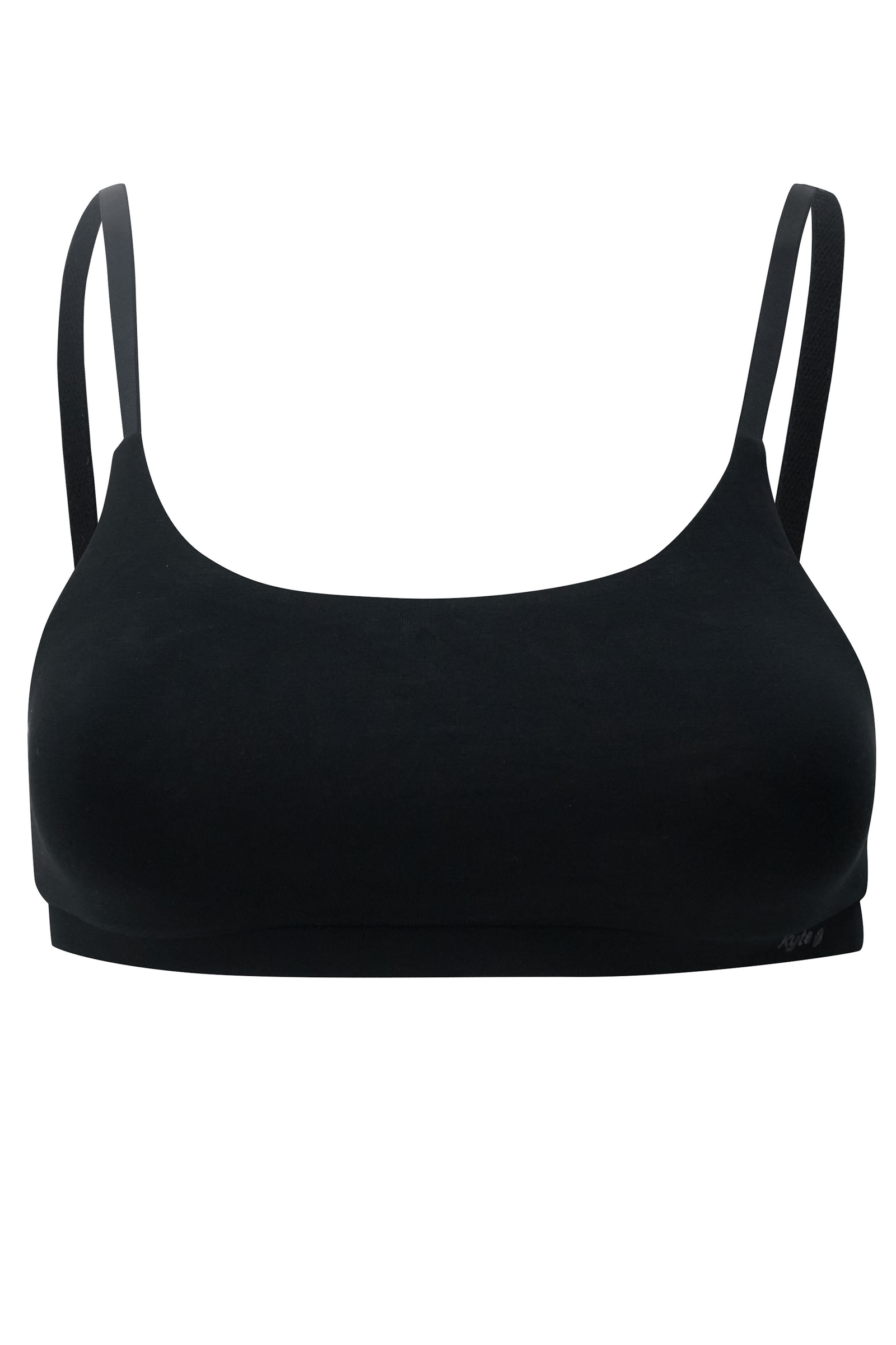 Women's Scoop Neck Bralette in Midnight - Image 6