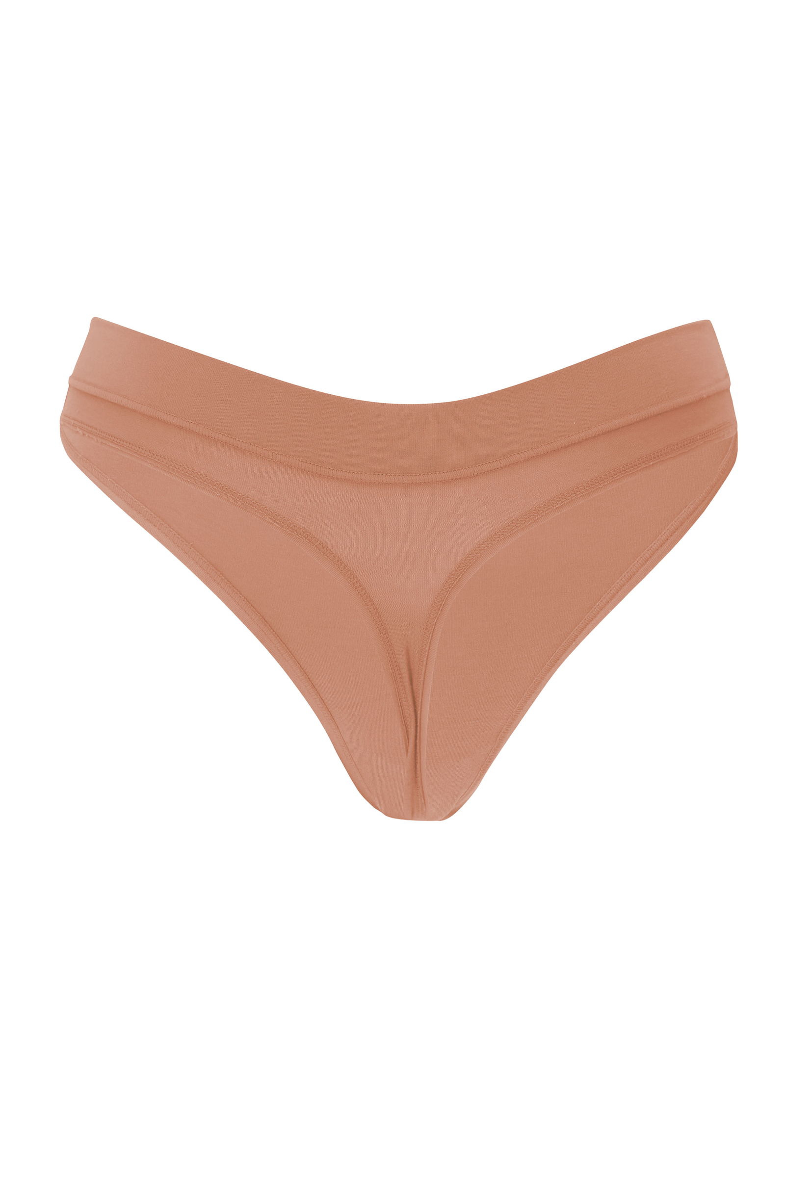 Women's Thong in Latte - Image 6