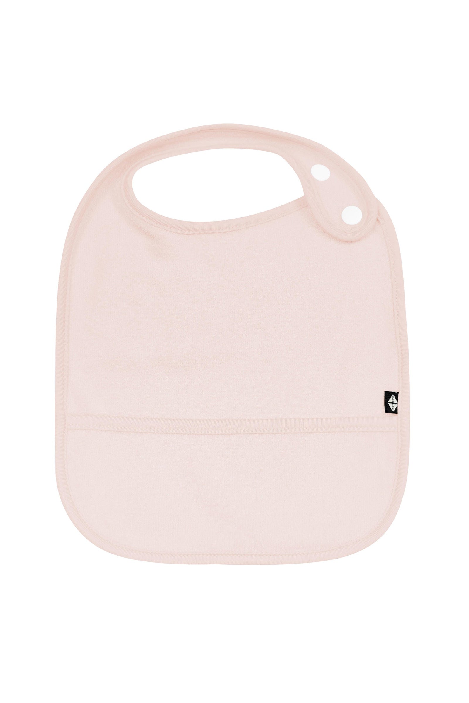Terry Pocket Bib in Blush - Image 2