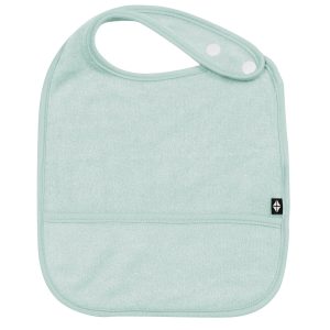 Terry Pocket Bib in Sage