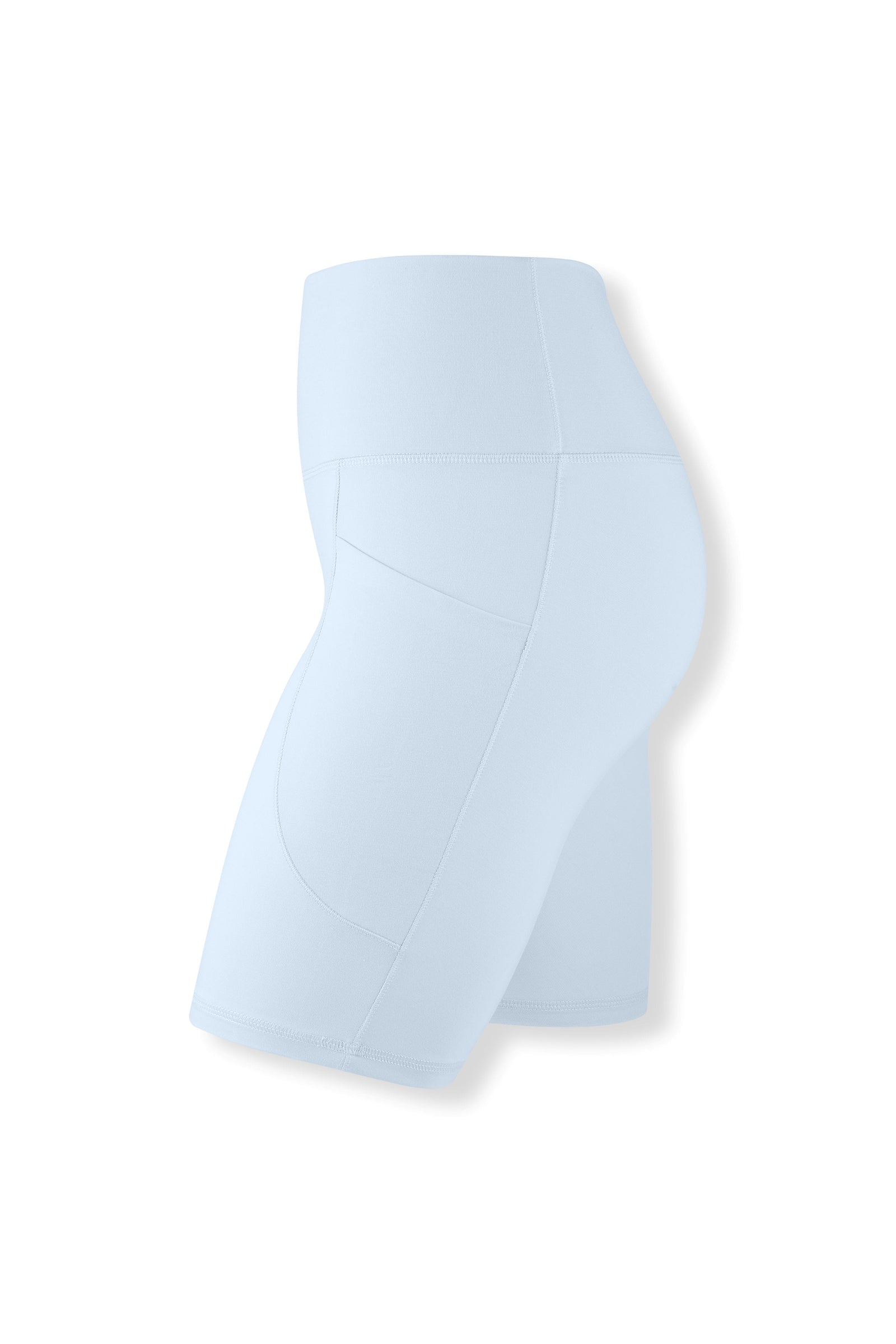 Bamboo Flex High Rise Biker Short in Breeze - Image 2