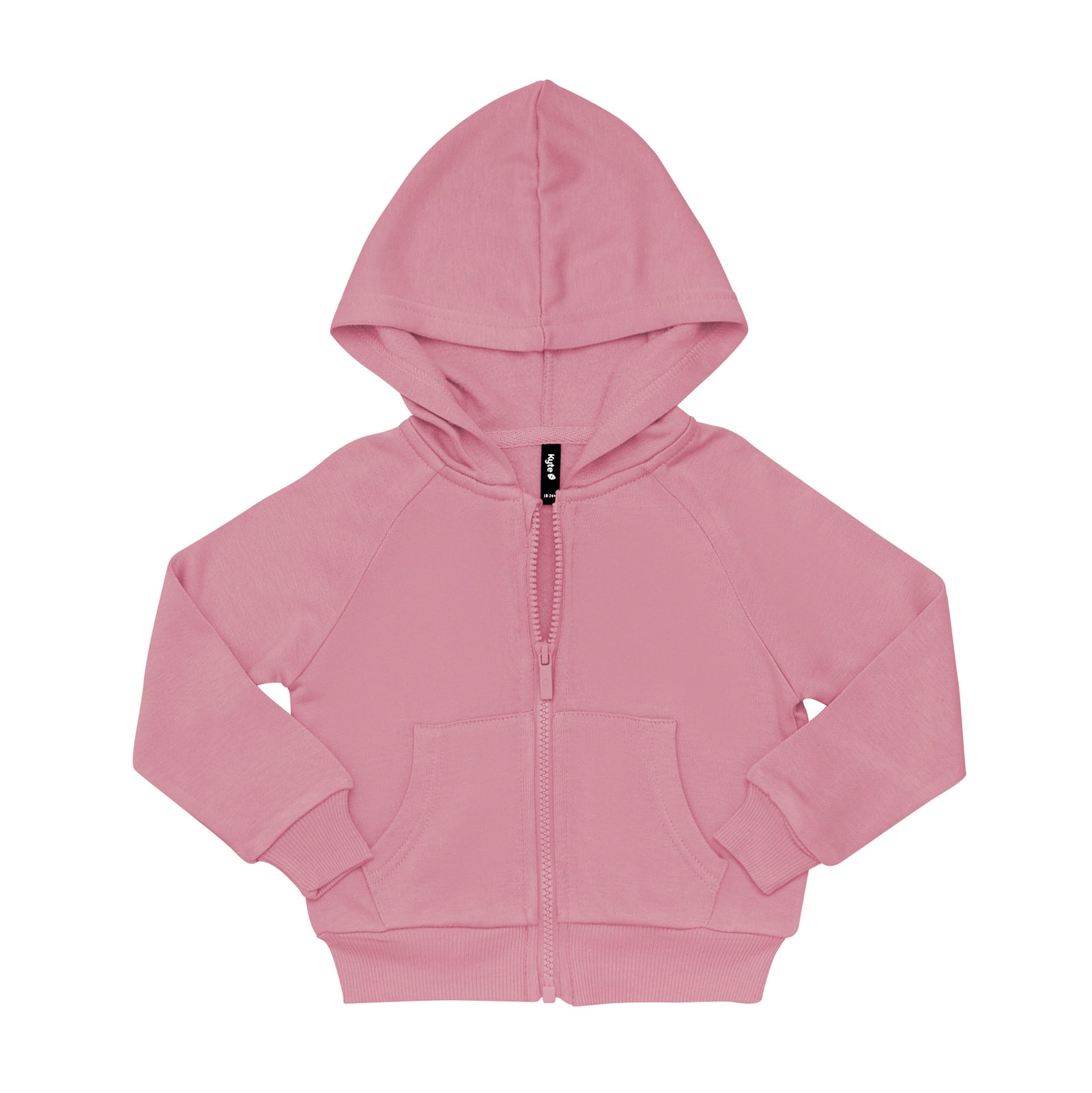 Fleece Zip Up Hoodie in Apple Blossom - Image 7