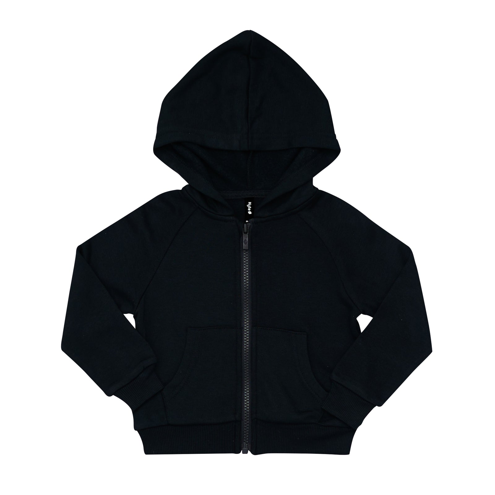 Fleece Zip Up Hoodie in Midnight - Image 6