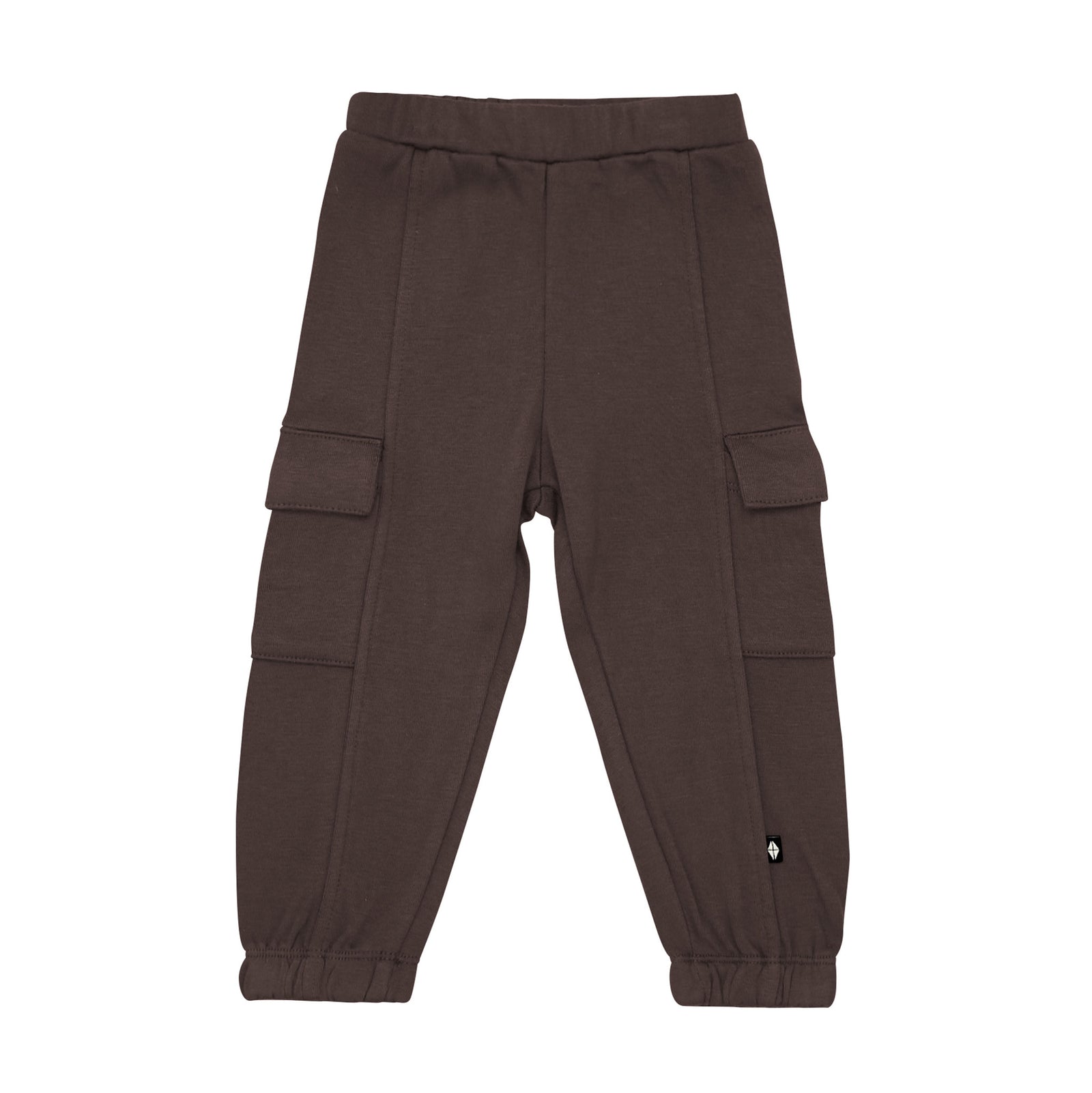 Fleece Cargo Pants in Espresso - Image 2