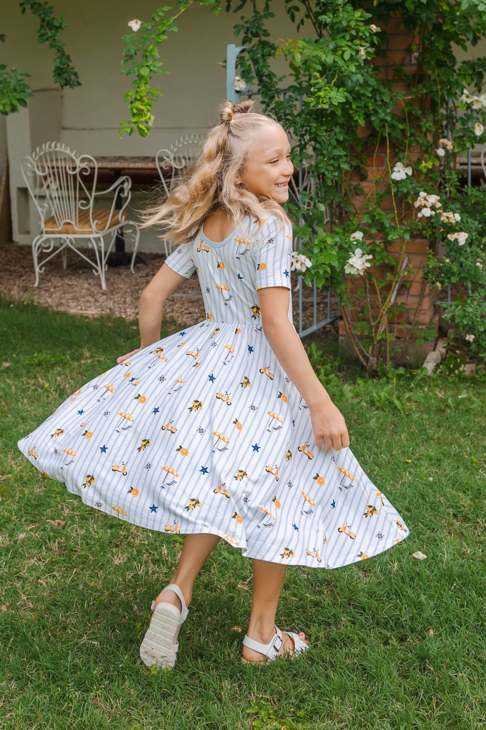 Twirl Dress in Amalfi Coast - Image 3