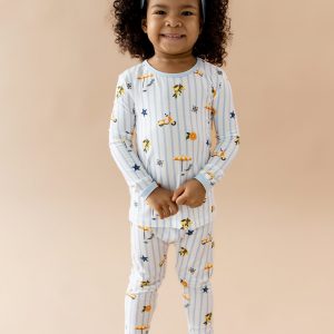 Long Sleeve Pajamas in Amalfi Coast